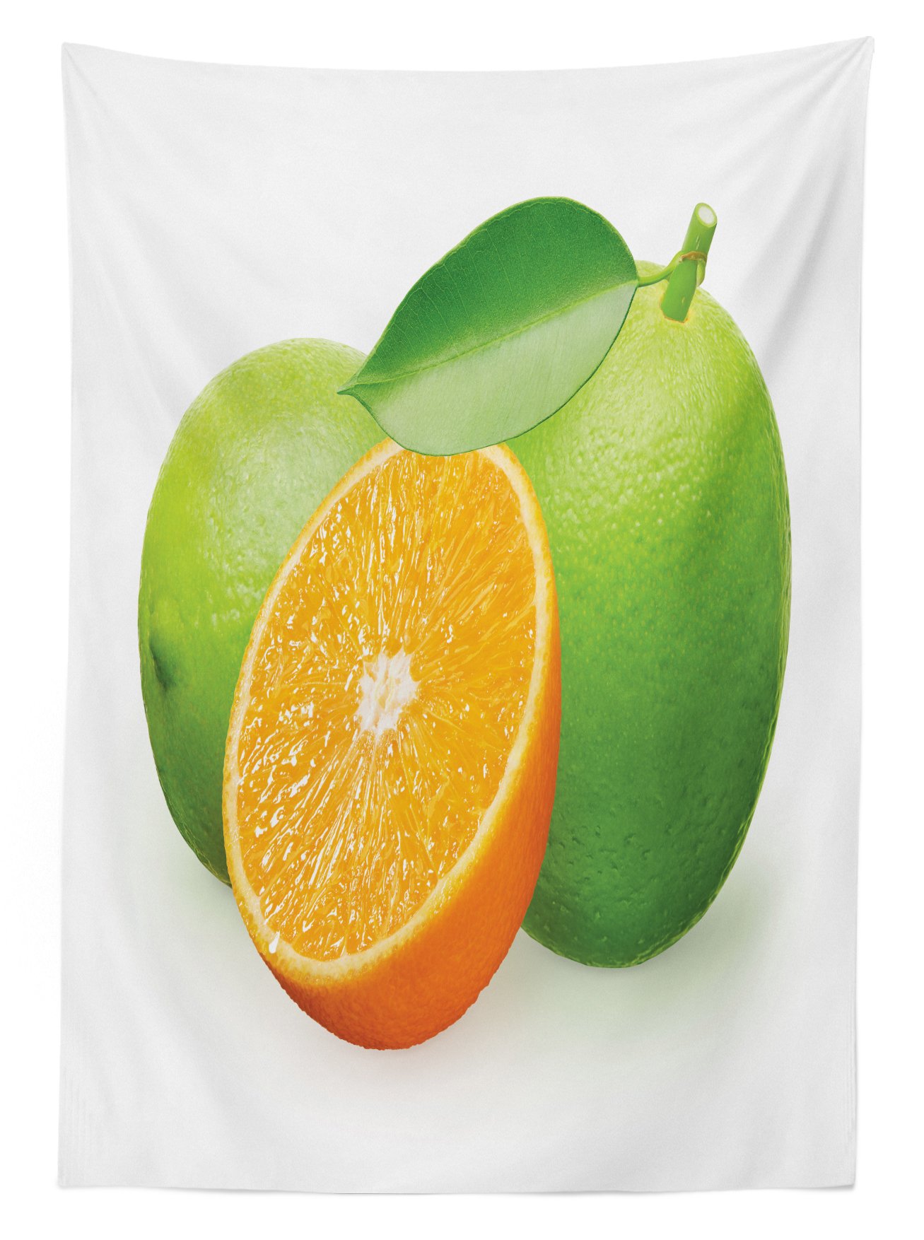 Ambesonne Citrus Theme Waterproof Outdoor Tablecloth - 58