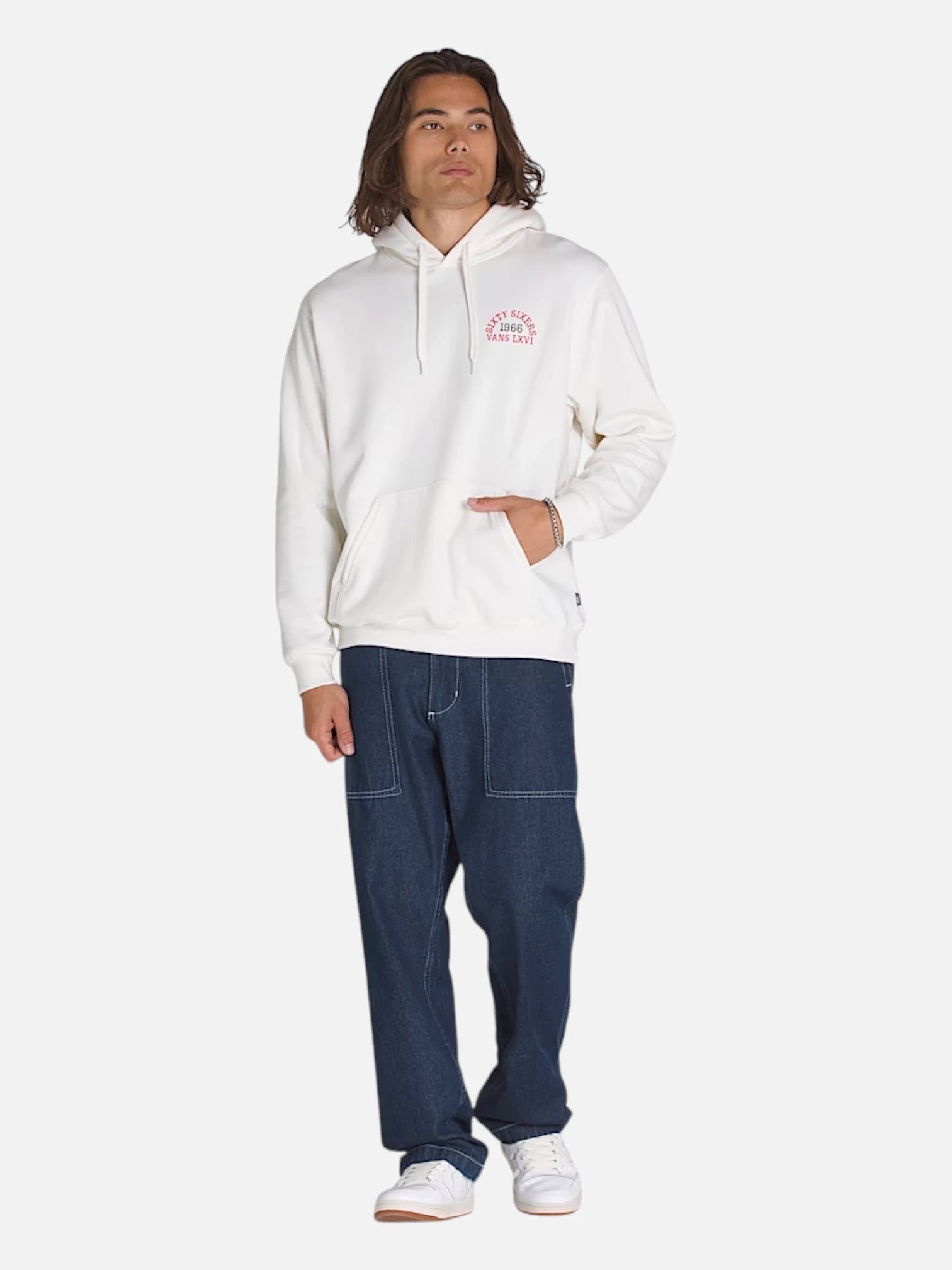 Vans LXVI Frat Crewneck Sweatshirt - Men's Casual Pullover Hoodie for Streetwear & College Style