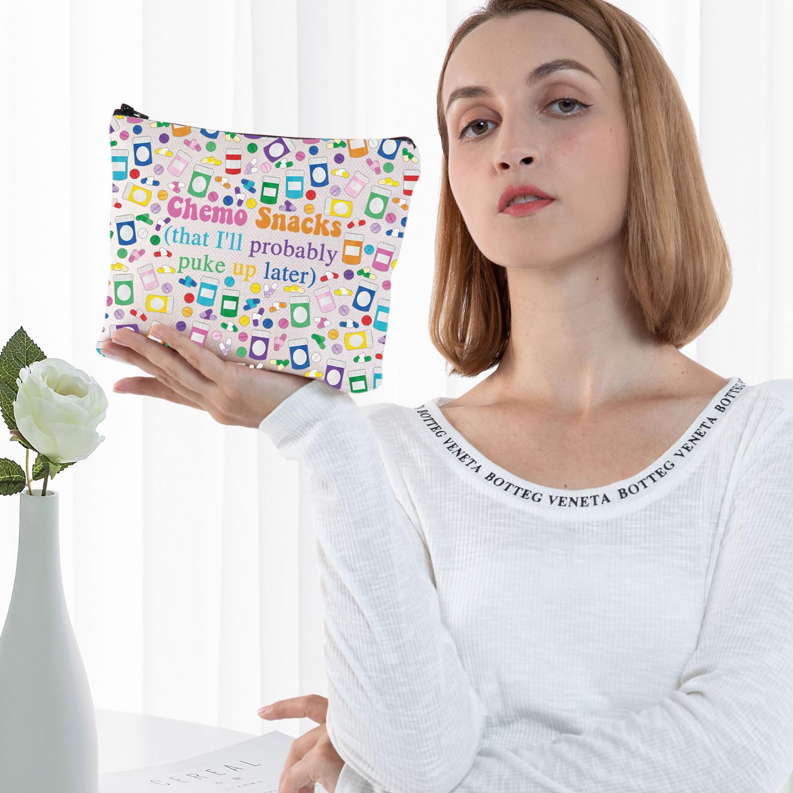 G2TUP Funny Chemo Snacks Care Package - Thoughtful Gift for Women Warriors Battling Cancer | Chemotherapy Support Bag with Healthy Snacks | Perfect for Hospital Visits & Recovery Days