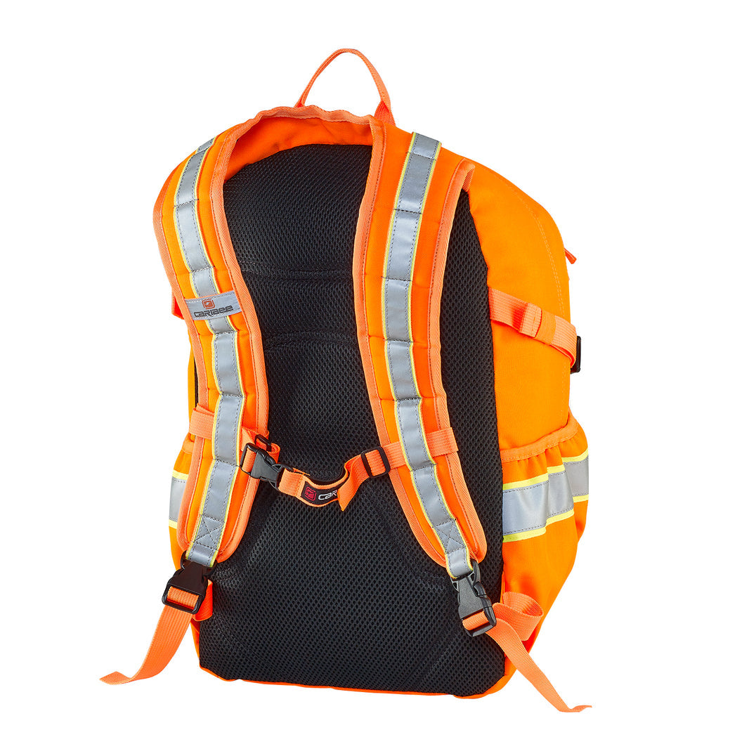 Caribee Switch Back 32L Orange High Visibility Backpack - Durable Hiking & Travel Backpack for Outdoor Adventures & Commuting