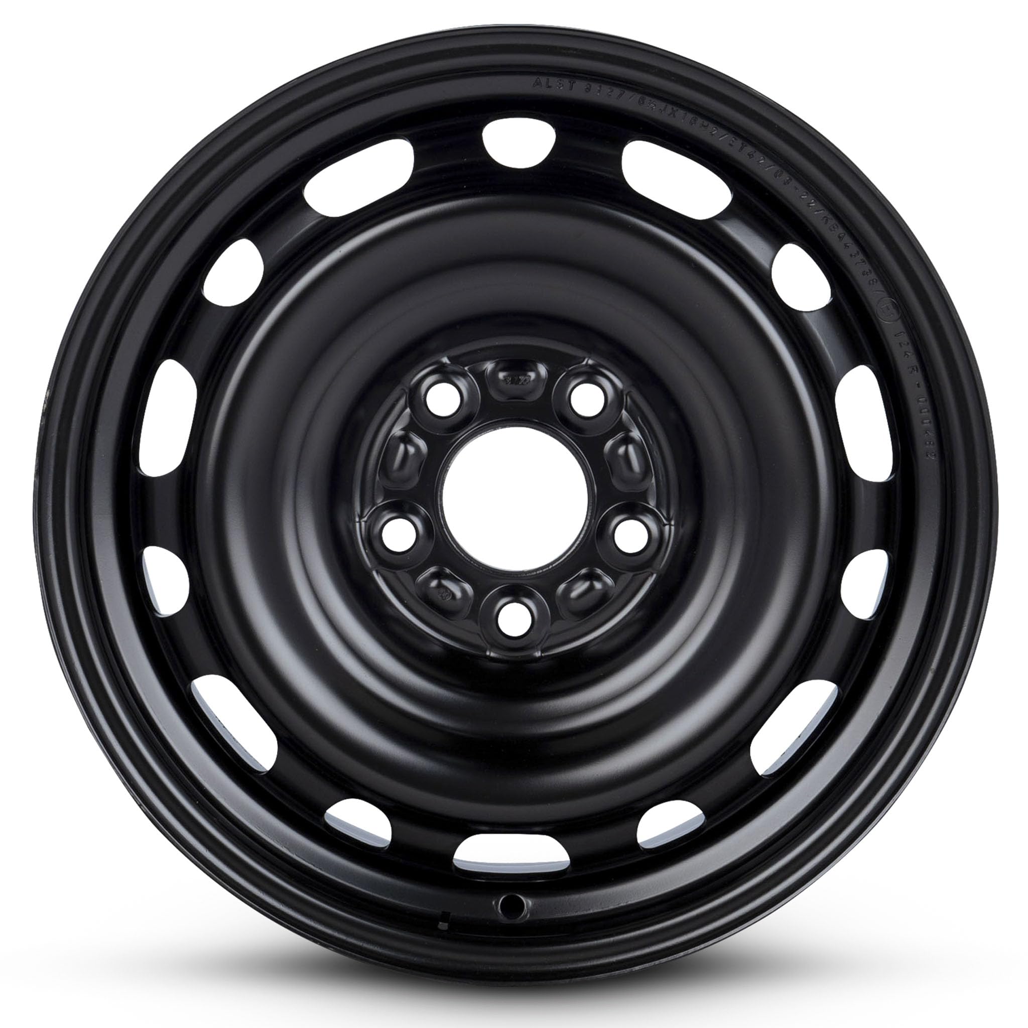 16 Inch Painted Black Steel Wheel - OEM Replacement Rim for 2006-2018 Kia Rondo | Heavy-Duty All-Season Car Wheel for Winter Tires, Off-Road & Daily Driving | Durable Weather-Resistant Steel Rim for Snow, Mud, Rough Roads & City Commute | Perfect for Winter Driving, Adventure Trips & Urban Commuting