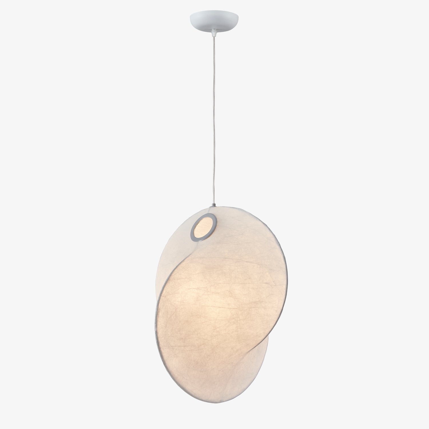 Celeste Crescent Pendant Light - Modern Moon Shaped Hanging Chandelier for Bedroom, Dining Room & Living Room Lighting Decor
