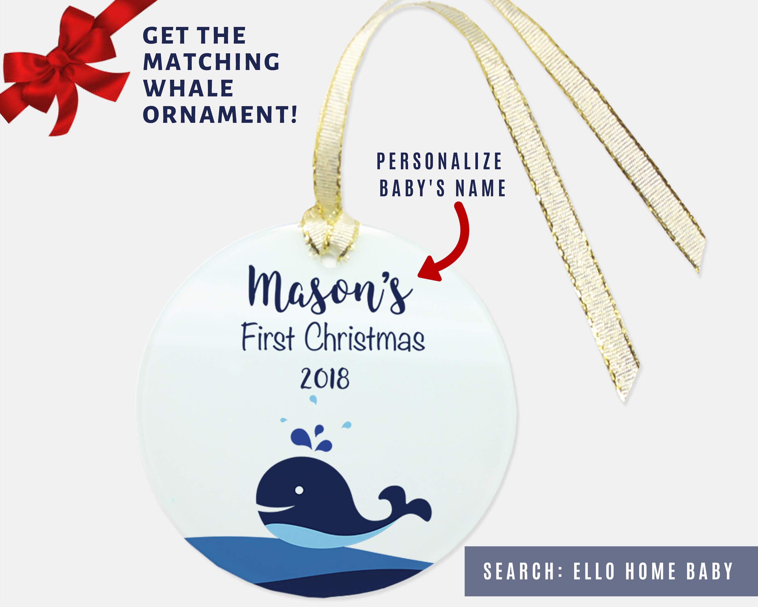 Personalized Baby Milestone Blanket - Nautical Whale Design for Newborn Photography & Growth Tracking (60