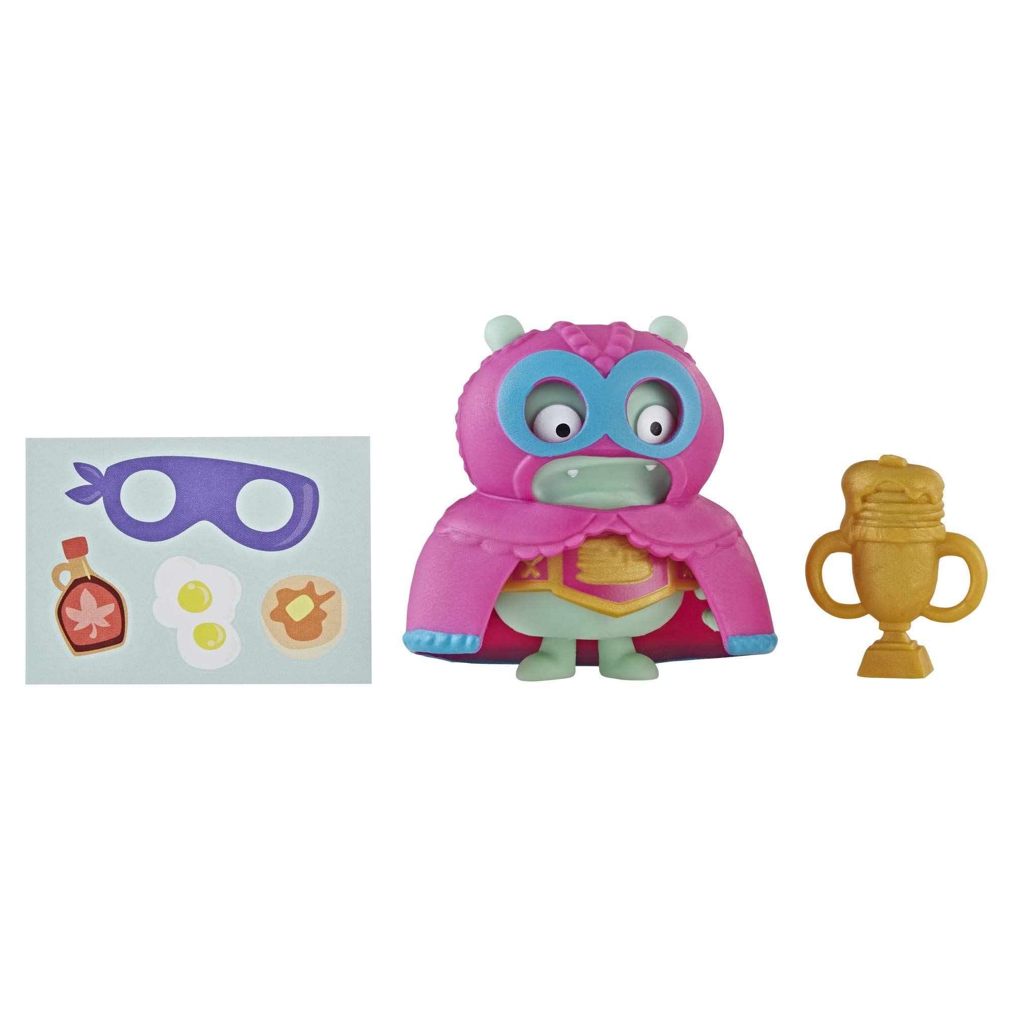 Hasbro Uglydolls Surprise Disguise Pancake Champ Jeero Action Figure Toy with Accessories - Fun Collectible Gift for Kids Birthday & Playtime