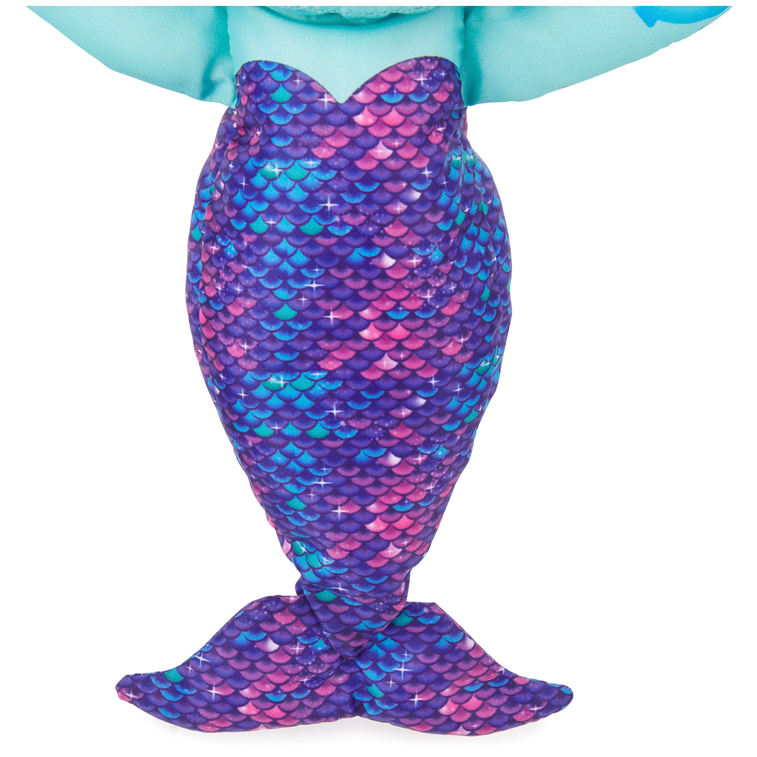 Gabby's Dollhouse Mercat Swim Huggable Floating Stuffed Animal - Cute Bath & Beach Toy for Kids Ages 1+ | Perfect Pool Party, Bathtime Fun & Summer Water Play