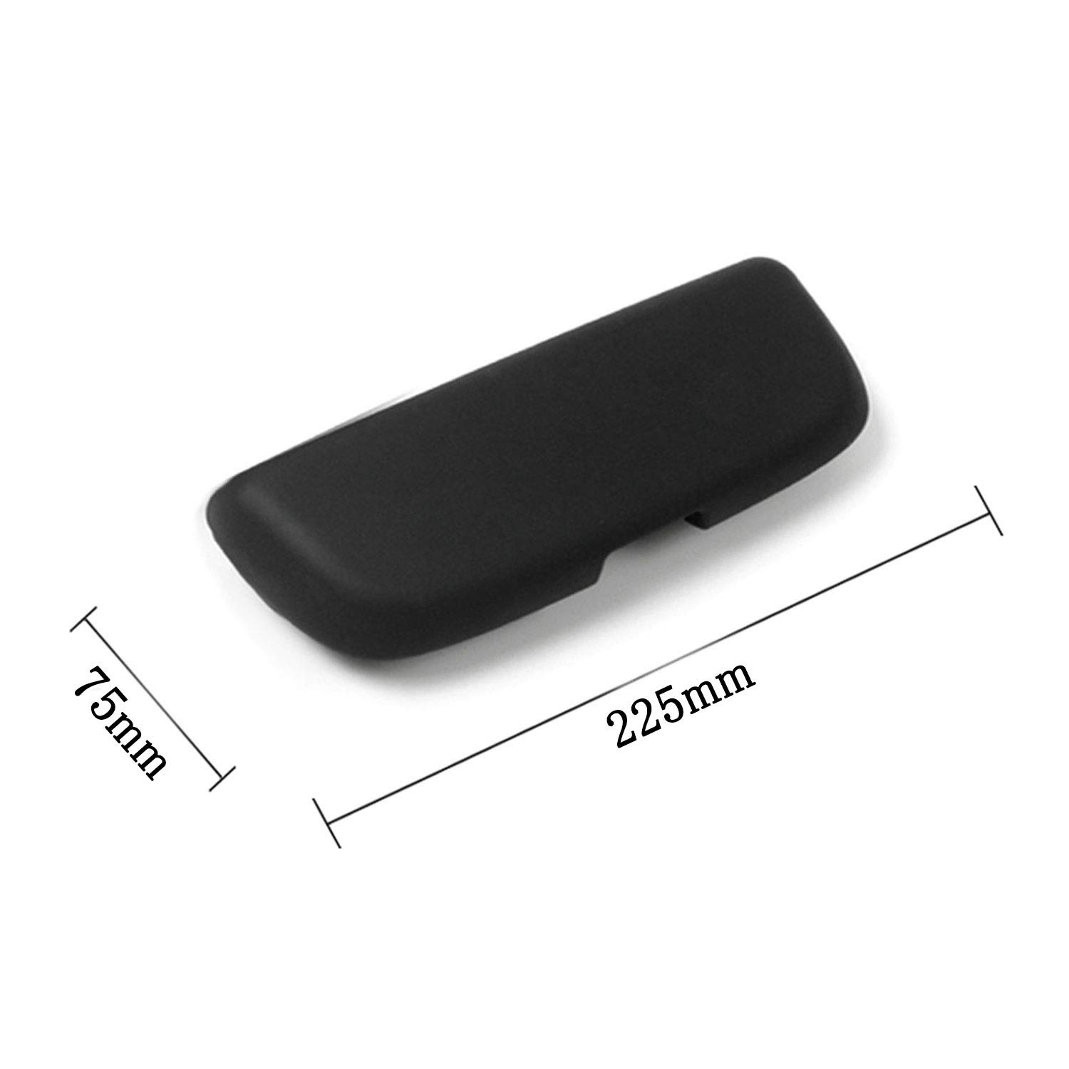 Premium ABS Car Sunglasses Holder for Audi A1 A3 A4 A5 A6 S3 S5 S7 Q3 Q5 Q7 - Anti-Scratch Glasses Storage Box (Black) | Perfect for Road Trips & Daily Commute