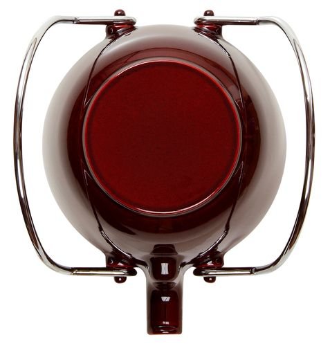 STAUB 1004034 Enameled Cast Iron Teapot 34 oz, Grenadine Red - Perfect for Loose Leaf Tea Brewing, Tea Ceremonies & Home Decor