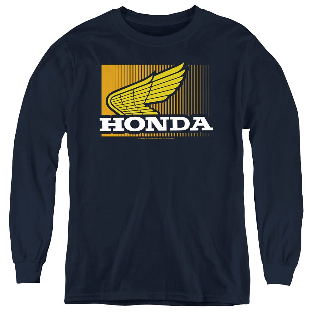 Honda Powersports Motorcycle Youth Long Sleeve T-Shirt - Comfortable Riding Shirt for Motocross & Dirt Bike Enthusiasts - Perfect for Racing, Off-Road Adventures & Motorcycle Events