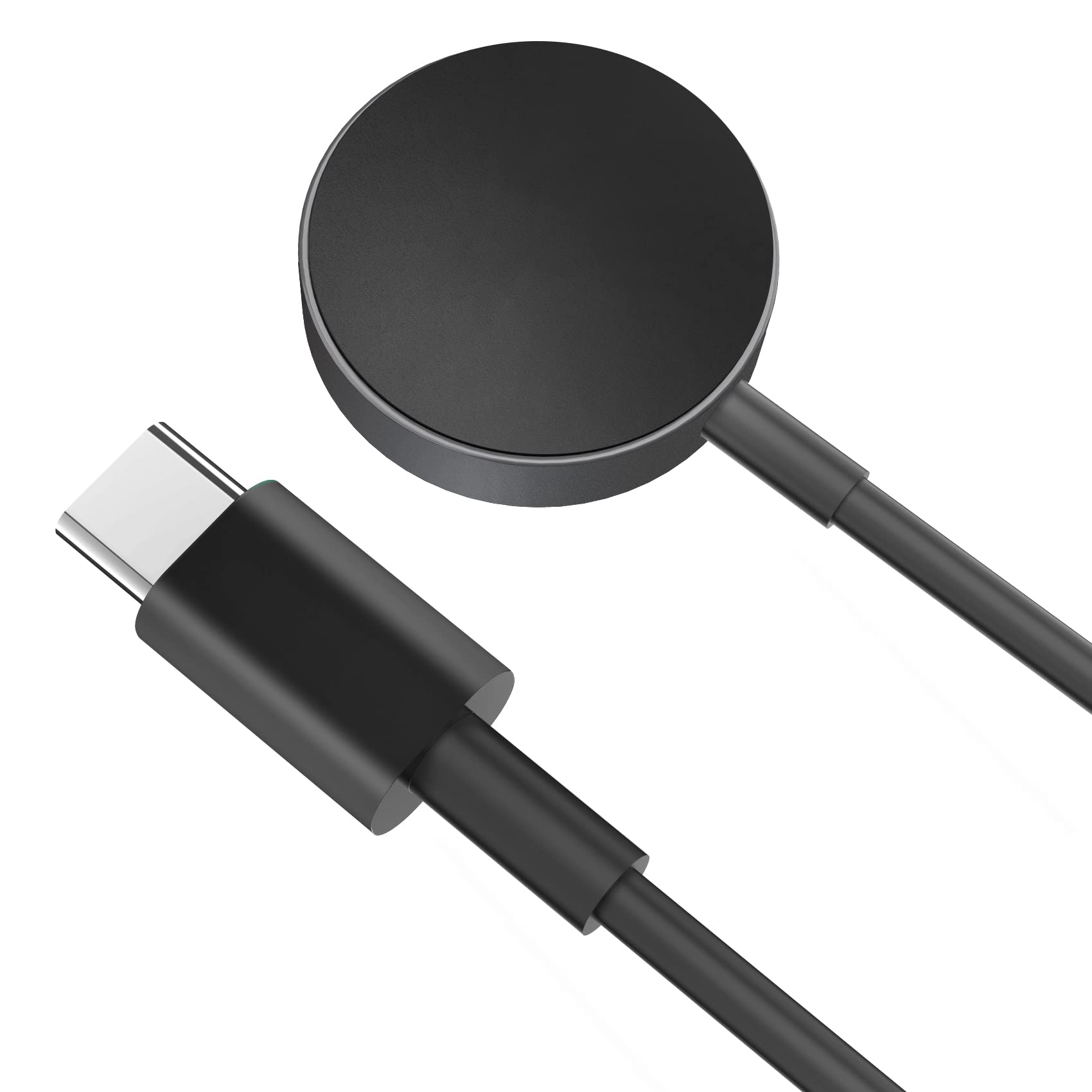 Fast Charging USB-C Galaxy Watch 7/6/5 Charger Dock - Compatible with Samsung Galaxy Watch 7 Ultra/6 Classic/5 Pro - Aluminum Case Replacement Charger (3.3ft/1m Cable) - Perfect for Home, Office & Travel Charging