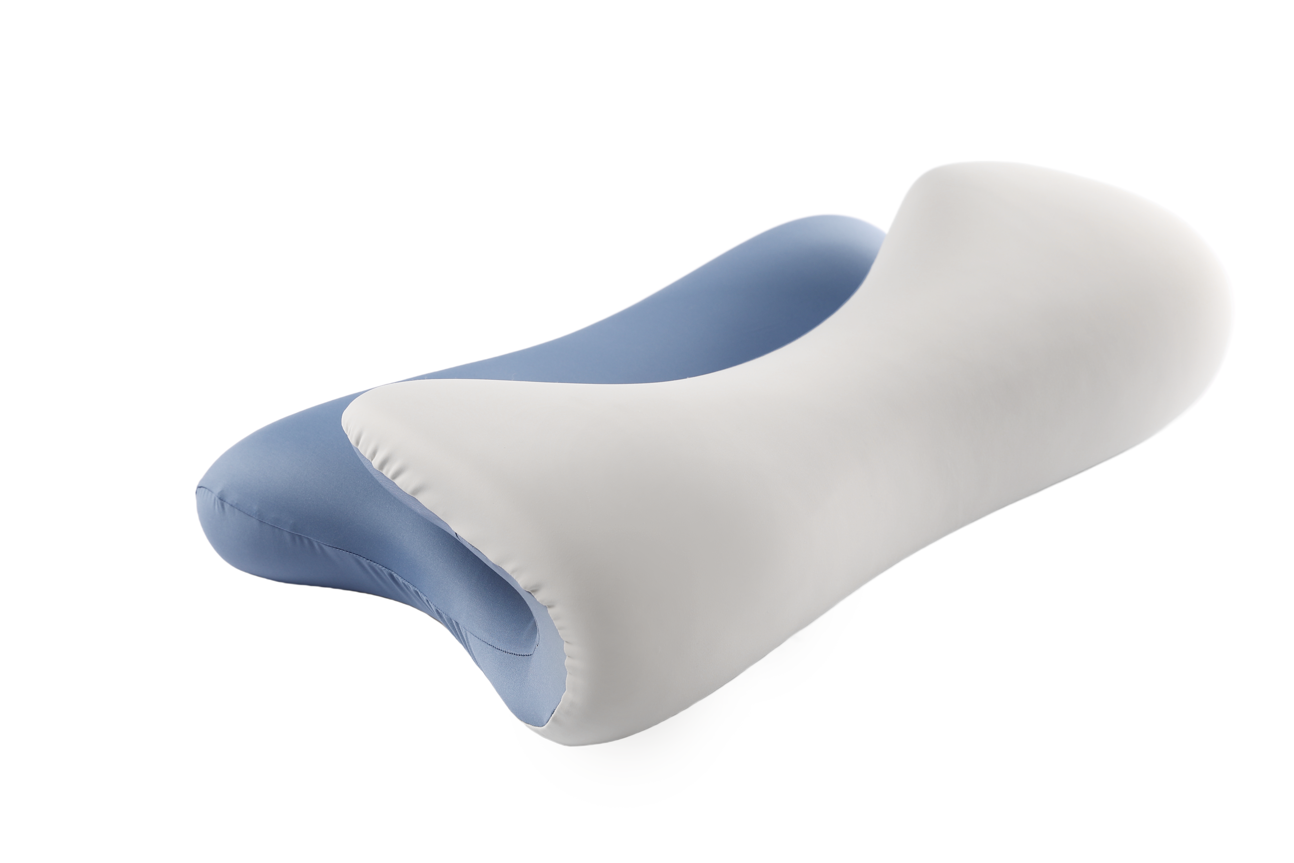 OPULENCE Glacier Ergonomic Memory Foam Pillow - Contour Neck Support for Side, Back & Stomach Sleepers | Pain Relief & Pressure Relief | Cooling Gel Technology for Hot Sleepers | Perfect for Home, Travel & Office Use