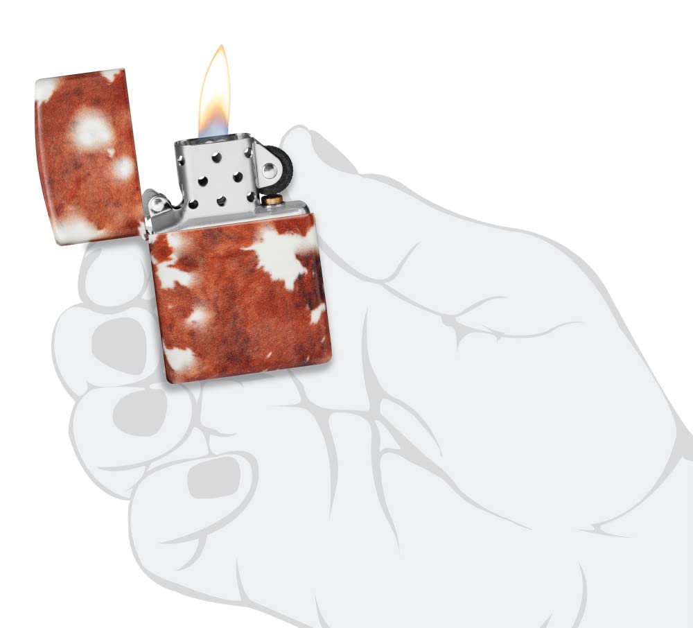 Zippo Animal Design Windproof Lighters - Collectible & Durable Refillable Lighter for Outdoor Camping, Hiking & Everyday Carry (Gift Idea)