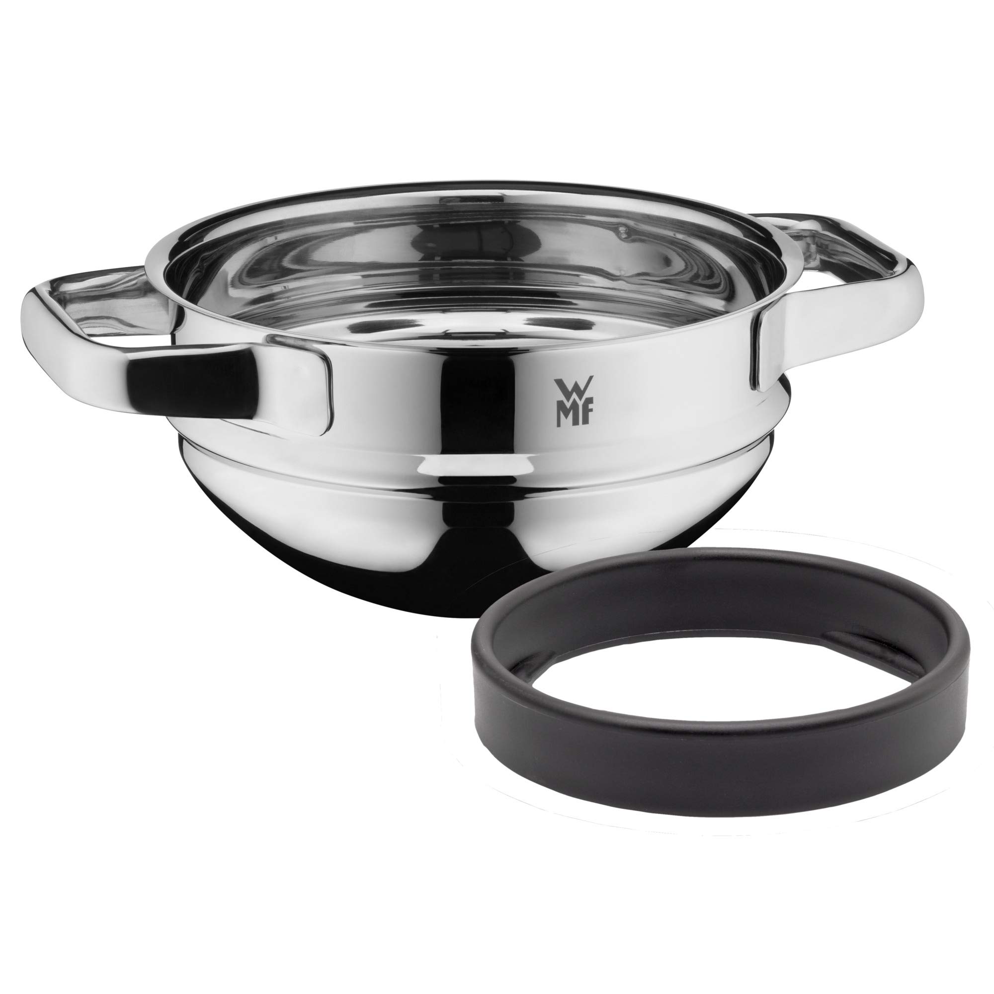 WMF 16cm Stainless Steel Mixing Bowl & Water Bath - 18/10 Cromargan Rustproof, Dishwasher & Oven Safe, Acid-Resistant for Baking, Cooking & Food Prep - Perfect for Home Kitchen & Professional Use