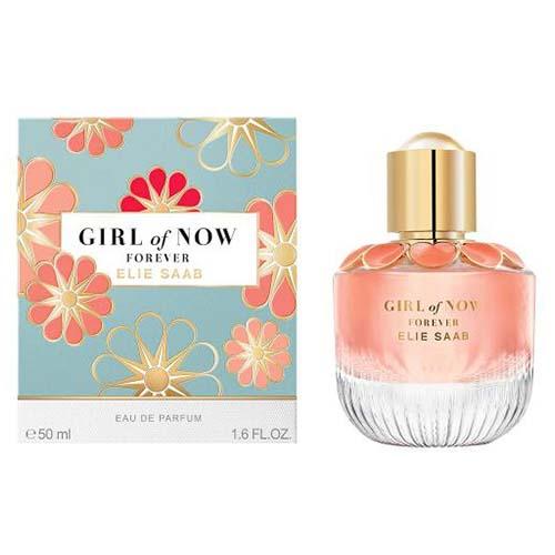 Elie Saab Girl Of Now Forever Eau de Parfum 50ml for Women - Luxurious Floral Scent for Date Night & Special Occasions