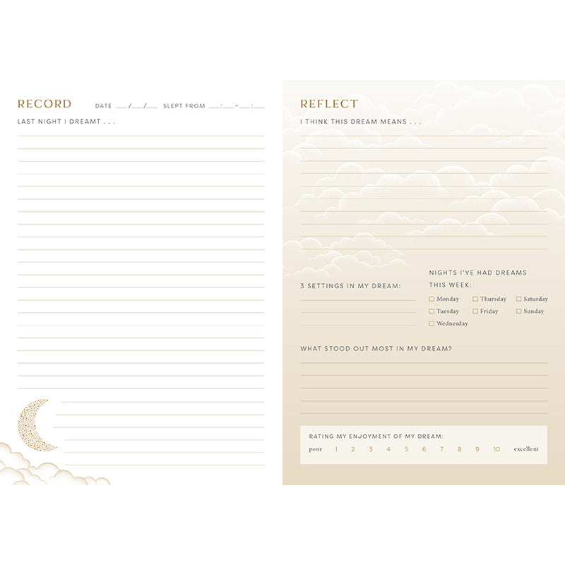 The Little Dream Journal - Inspiring Notebook for Writing & Recording Dreams - Perfect for Sleep Tracking, Lucid Dreaming & Personal Reflection