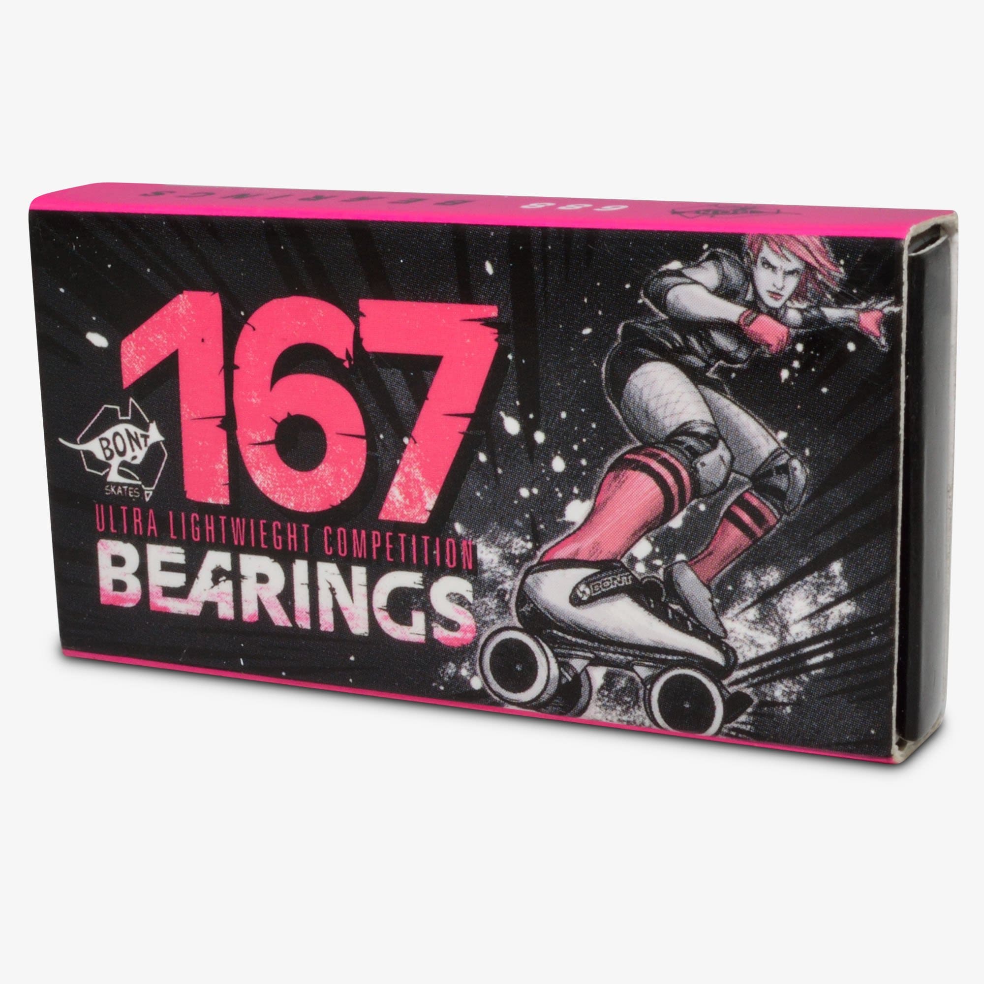 167 Roller Skate 7mm Mini Bearings - High Speed ABEC-7 Precision Bearings for Roller Skates, Skateboards & Scooters - Perfect for Outdoor Skating, Rink Performance & Extreme Sports