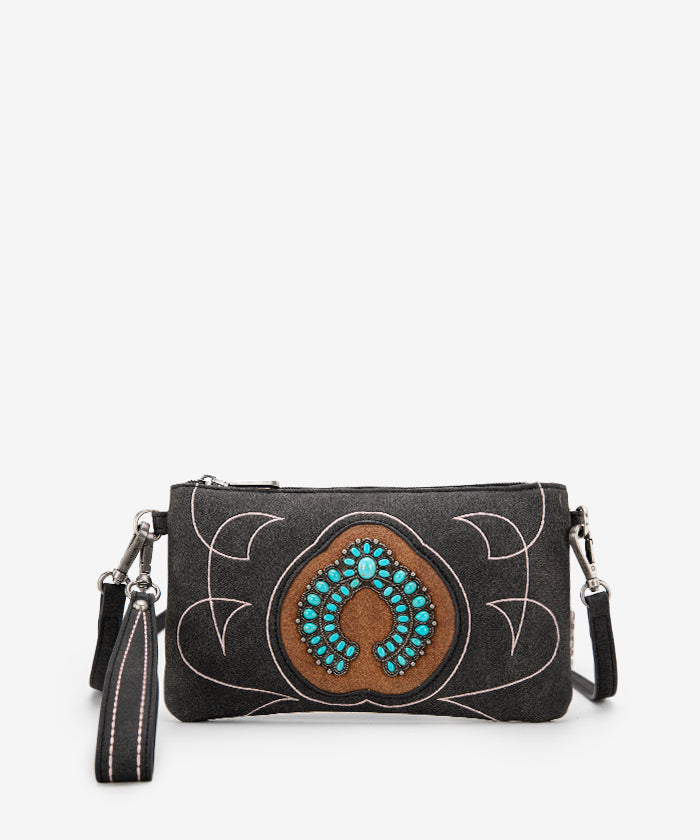 Montana West Concho Clutch Purse - Stylish Western Crossbody Bag for Women | Perfect for Parties, Weddings & Night Out