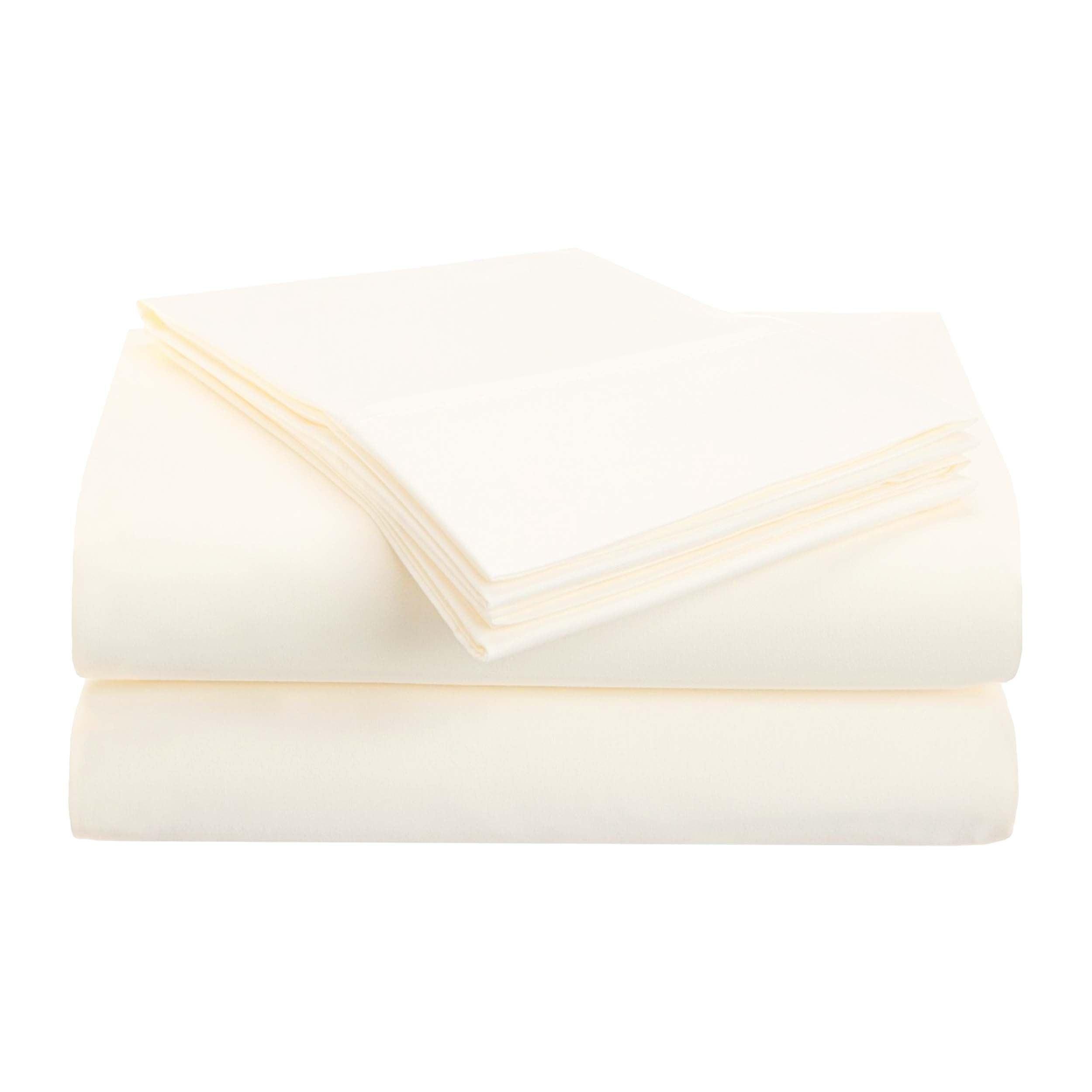 Soft Brushed Microfiber Deep Pocket 4-Piece Bed Sheet Set - Queen Size, Wrinkle & Fade Resistant - Perfect for Master Bedroom, Guest Room & Dorm Comfort