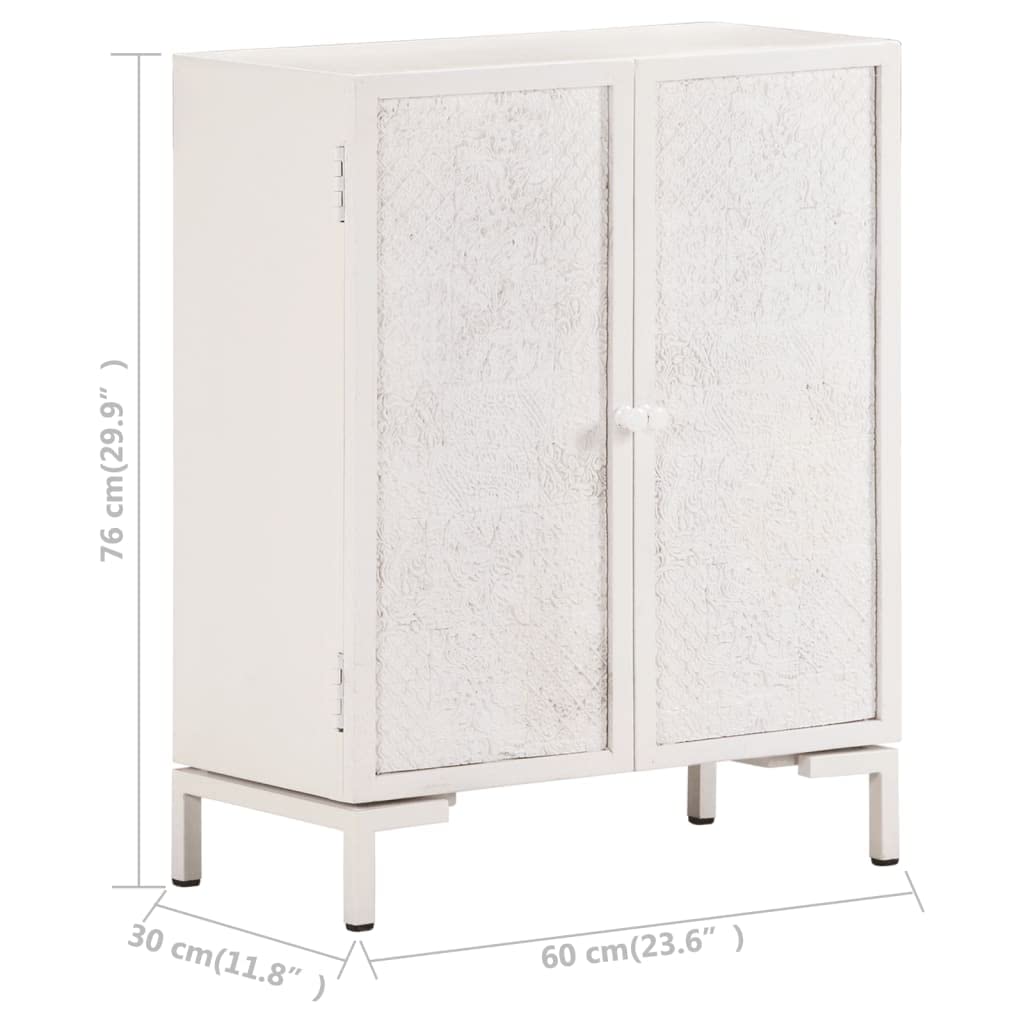 Freestanding Storage Cabinet with Doors - 23.6
