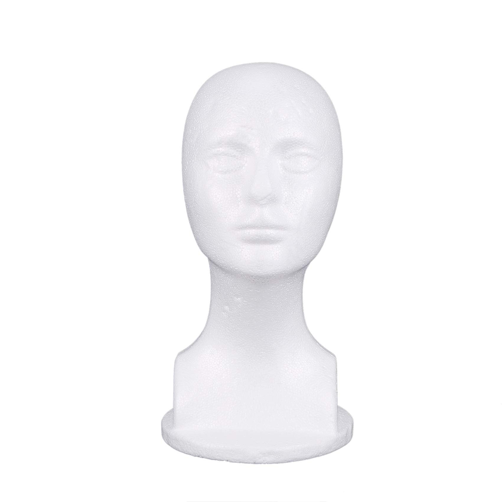 GERALD Mannequin Head with Foam, Glasses, Hat & Wig - Stylish Display Stand for Salon, Barber Shop & Retail Stores