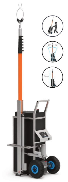 Ionic Systems Roof Wand™ - Lightweight & Durable Roof Cleaning Tool for Homeowners & Professionals | Perfect for Roof Maintenance, Gutter Cleaning & Exterior Surface Washing