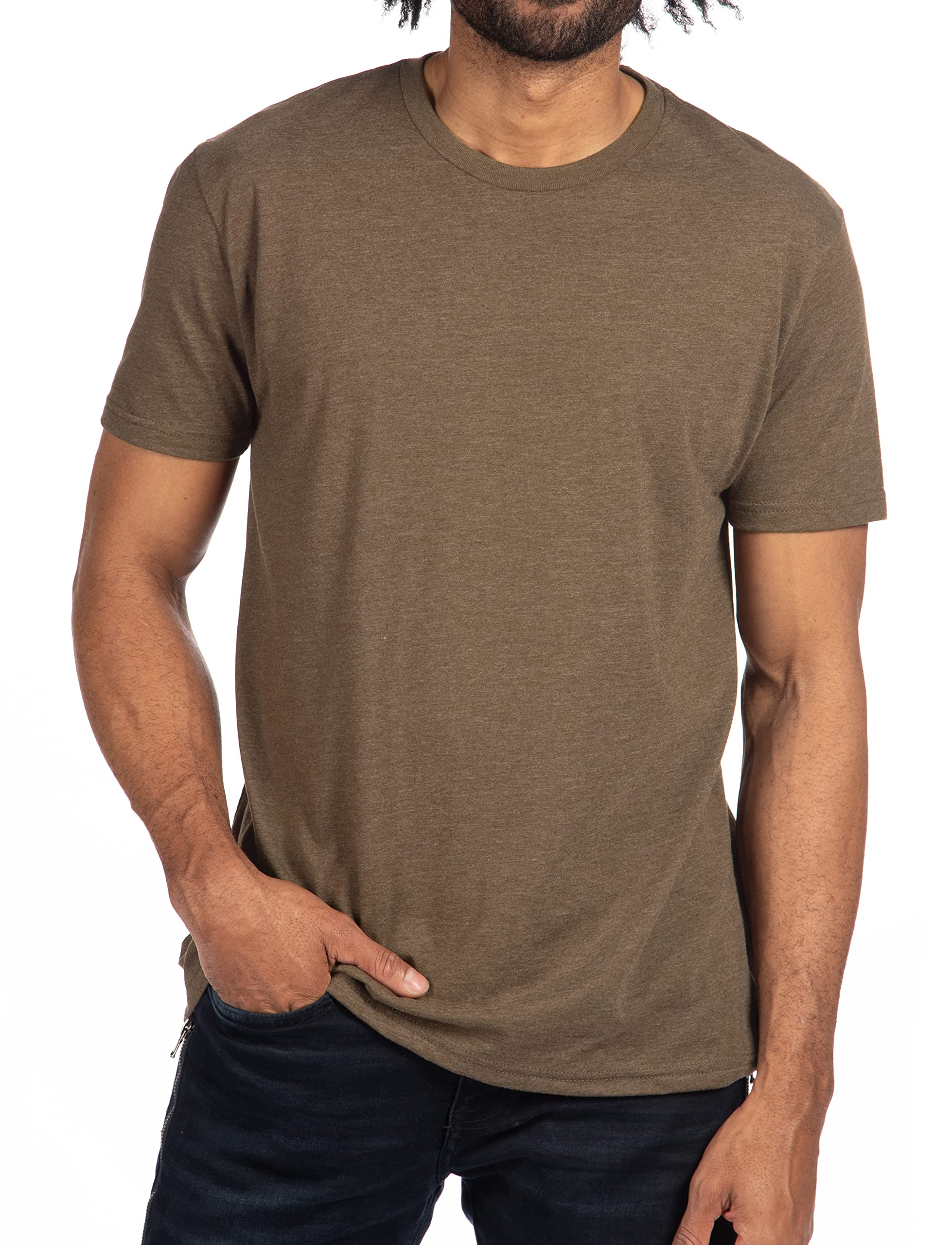 Next Level Apparel Men's N6210 Premium Short Sleeve T-Shirt - Soft Cotton Crew Neck Tee for Casual Wear, Gym & Everyday Comfort