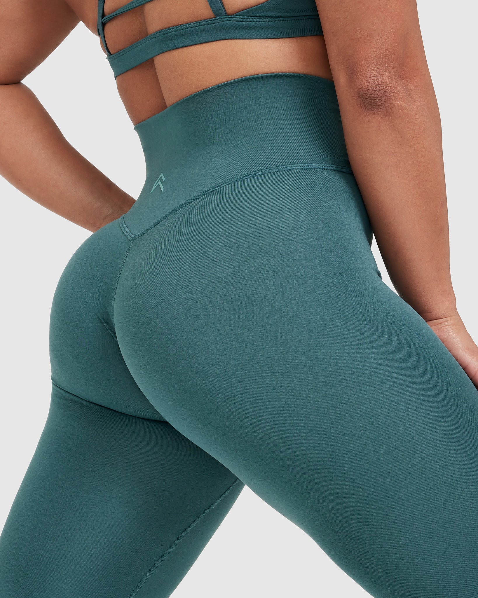 Timeless High Waisted Leggings for Women - Marine Teal Yoga Pants | Tummy Control Workout Leggings | Perfect for Yoga, Gym & Everyday Wear