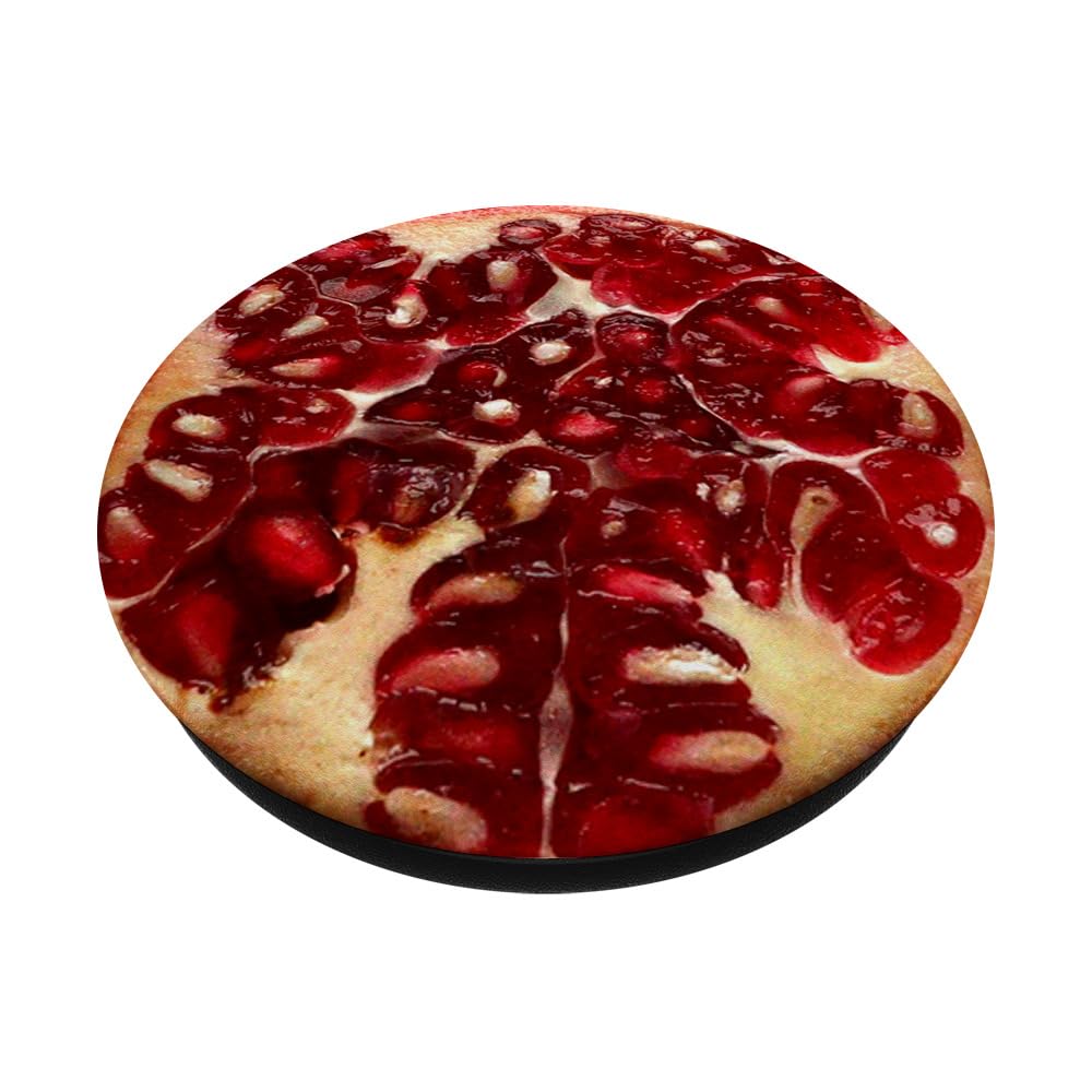 Organic Pomegranate PopSockets PopGrip - Expandable Phone Grip & Stand for iPhone, Samsung, Smartphones - Perfect for Workouts, Commuting, and Hands-Free Use