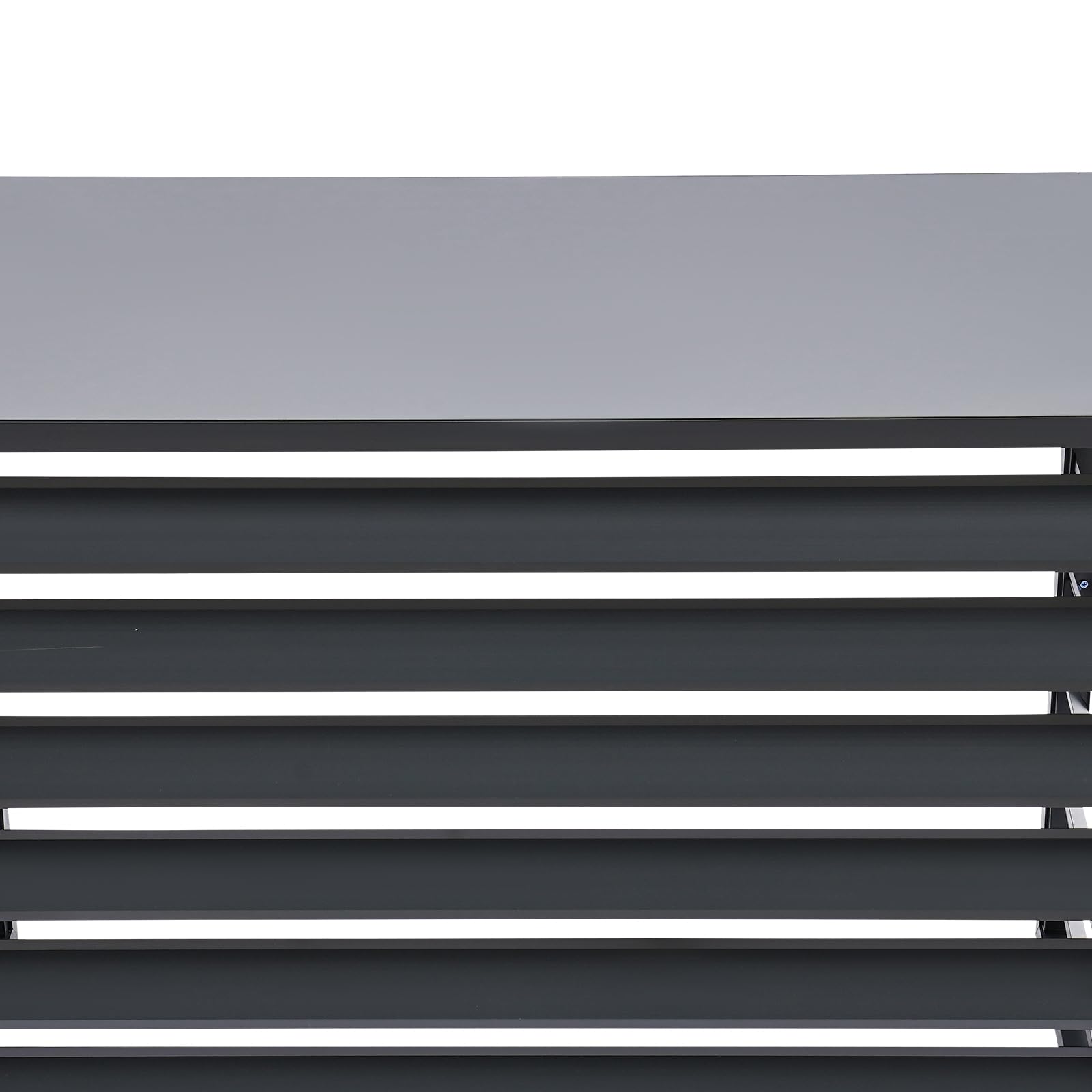 Aluminum Alloy AC Privacy Screen - Outdoor Air Conditioner Cover Fence Panel to Hide AC Unit | Weather-Resistant Grey AC Shield for Backyard, Patio & Home Exterior Privacy Protection