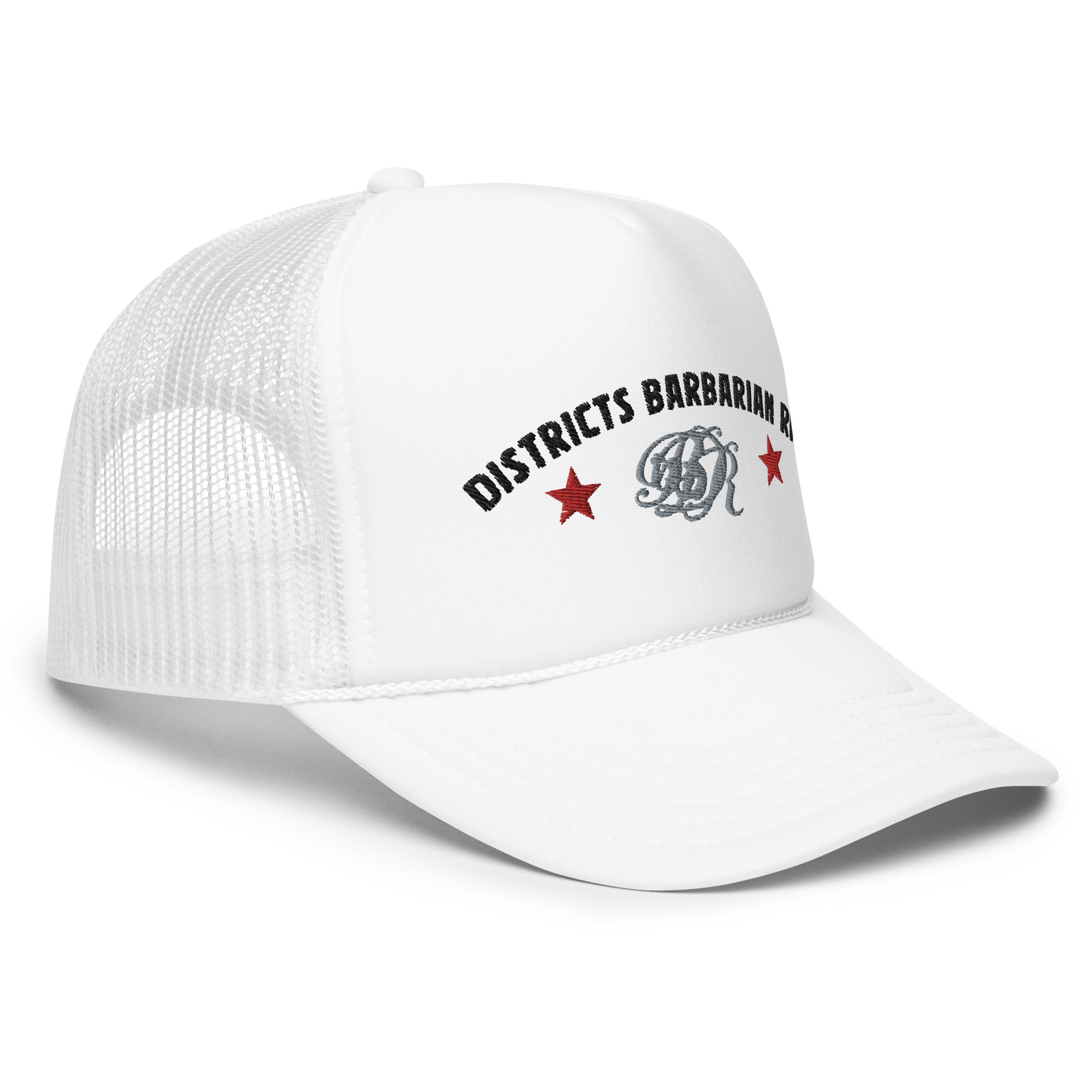 Districts Barbarian RFC Foam Trucker Hat - Adjustable Snapback Cap for Men & Women - Perfect for Outdoor Sports, Hiking, and Casual Wear