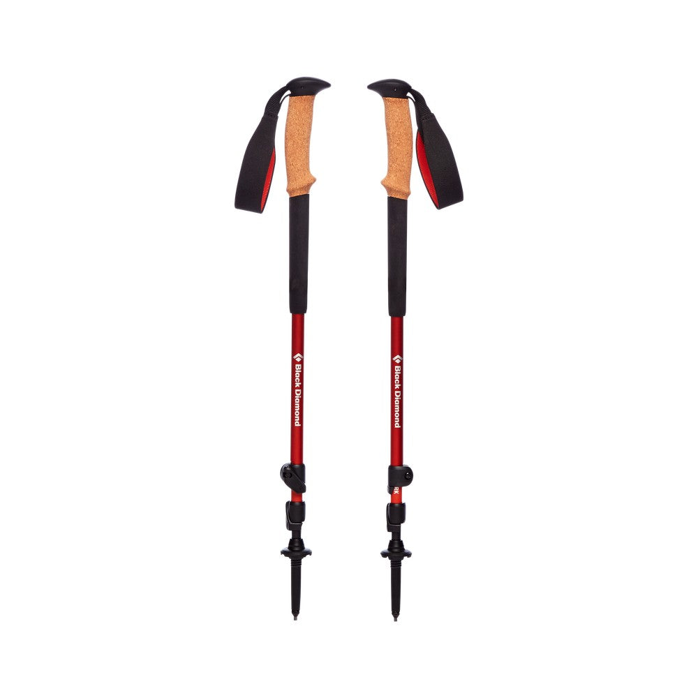 Black Diamond Trail Cork Trekking Poles - Lightweight Hiking Sticks for Men with Comfortable Cork Grips - Perfect for Mountain Climbing, Backpacking & Outdoor Adventures