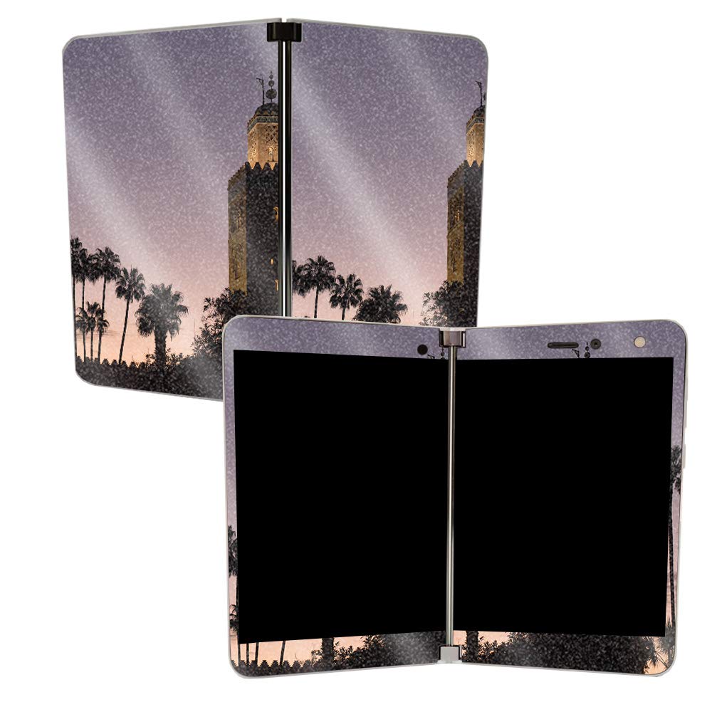 MightySkins Glossy Glitter Skin Cover for Microsoft Surface Duo - Marrakech Style | Protective Durable Scratch-Resistant Vinyl Wrap | Easy to Apply & Remove | USA Made | Perfect for Work, Travel & Personalization