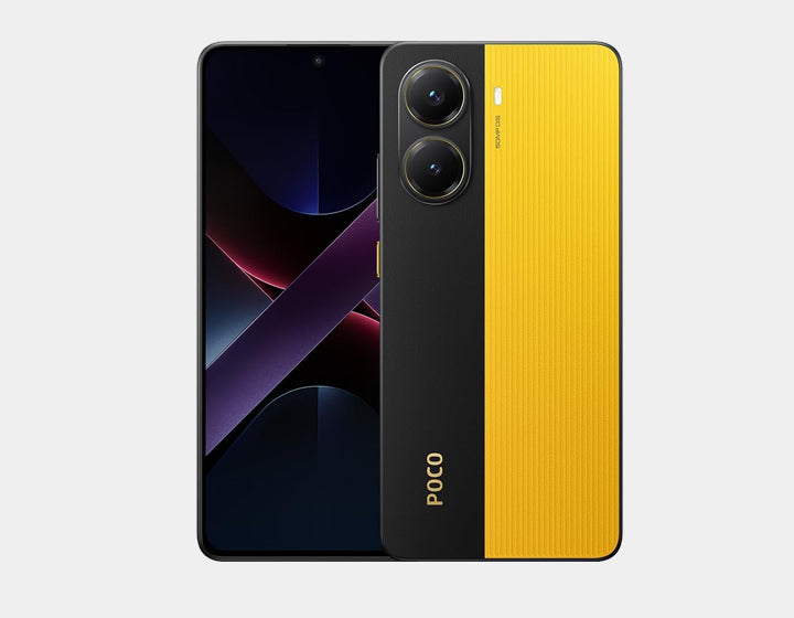 Xiaomi Poco X7 Pro 5G Smartphone - 512GB ROM 12GB RAM, Dual SIM GSM Unlocked (Yellow) - Perfect for Gaming, Streaming & Multitasking