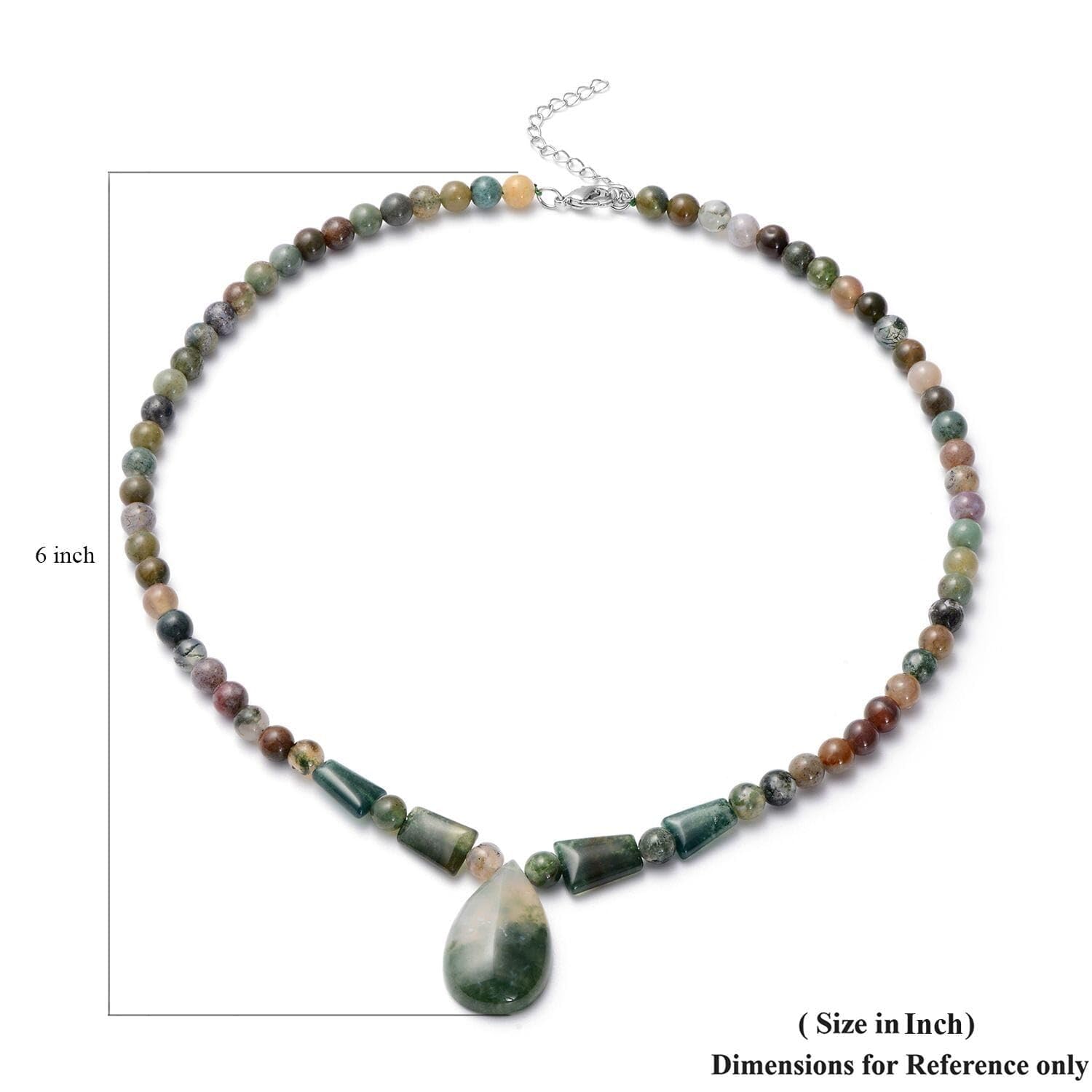 Healing Crystal Beaded Necklace for Women & Men - 20