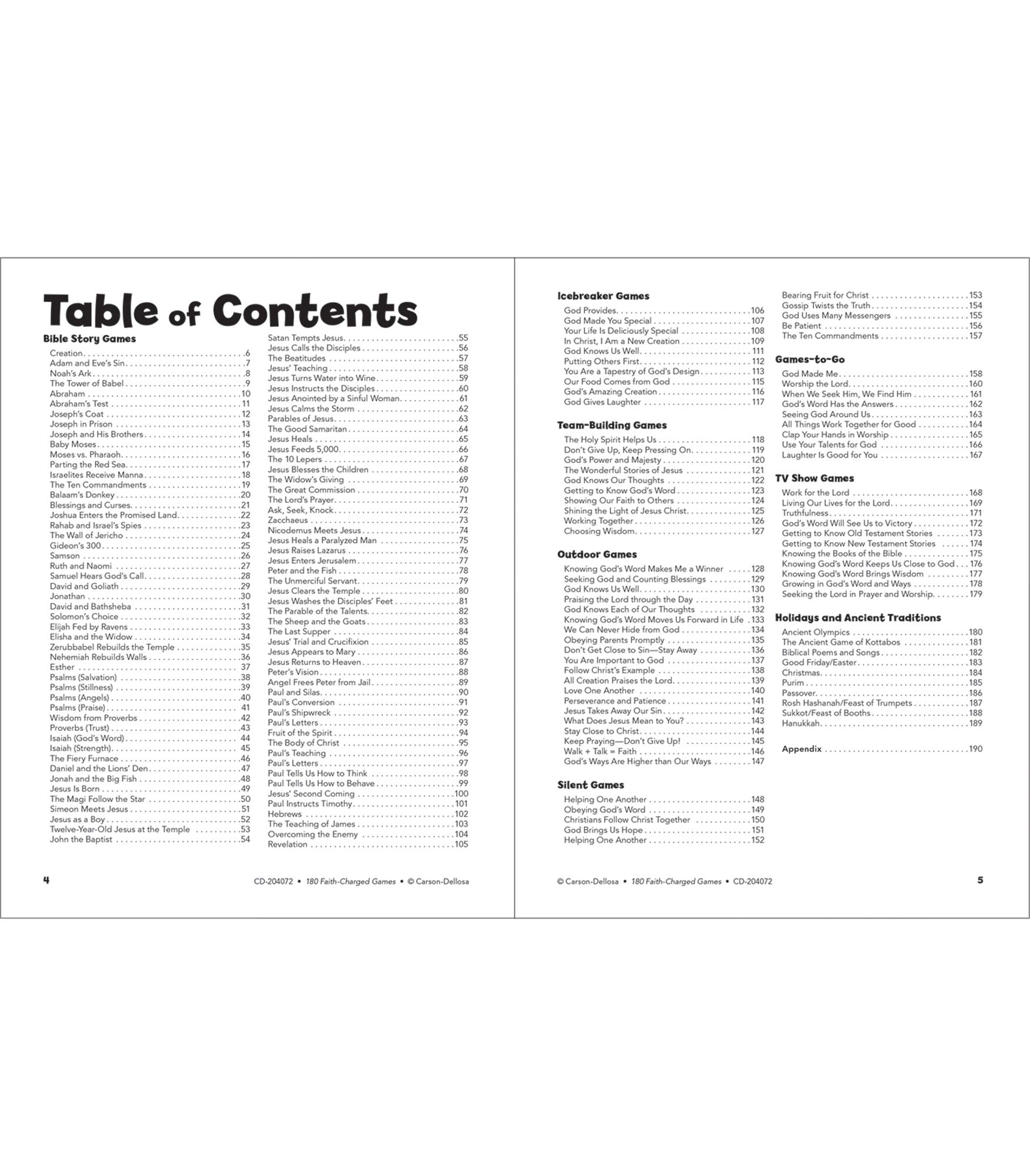 Faith-Based Bible Activity Book for Kids - 180 Bible Games, 100 Biblical Stories & 80 Sunday School Crafts | Christian Trivia, Team Building & Outdoor Activities | Perfect for Sunday School, Homeschool & Family Devotions