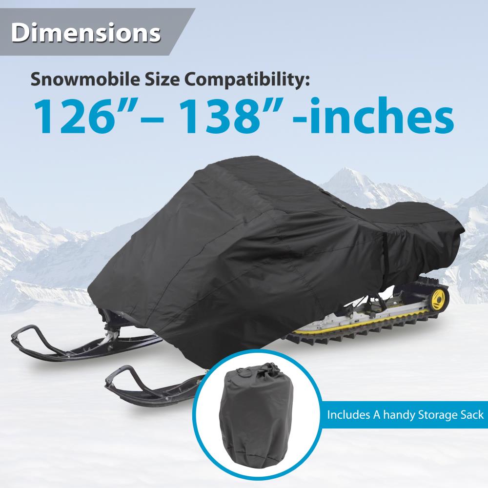 Durable Snowmobile Storage Cover - Waterproof & UV Resistant - Fits All Snowmobile Models - Perfect for Winter Storage & Outdoor Protection