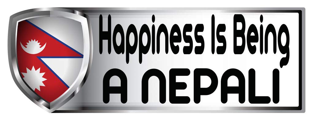 Nepal Country Flag Sticker - 4 x 11.5 Inch Vinyl Decal for Car, Laptop & Water Bottle - Patriotic Nepal Flag Bumper Sticker for Travel Enthusiasts