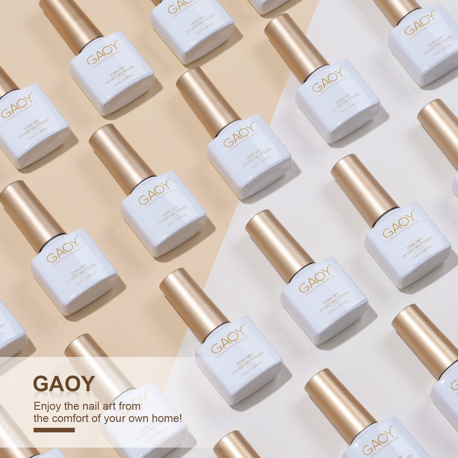 GAOY 15 Pcs Jelly Nude Gel Nail Polish Kit - Transparent Pink Colors with Glossy & Matte Top Coat, Base Coat for DIY Nail Art | Perfect for Home Manicure, Pedicure & Professional Salon Use