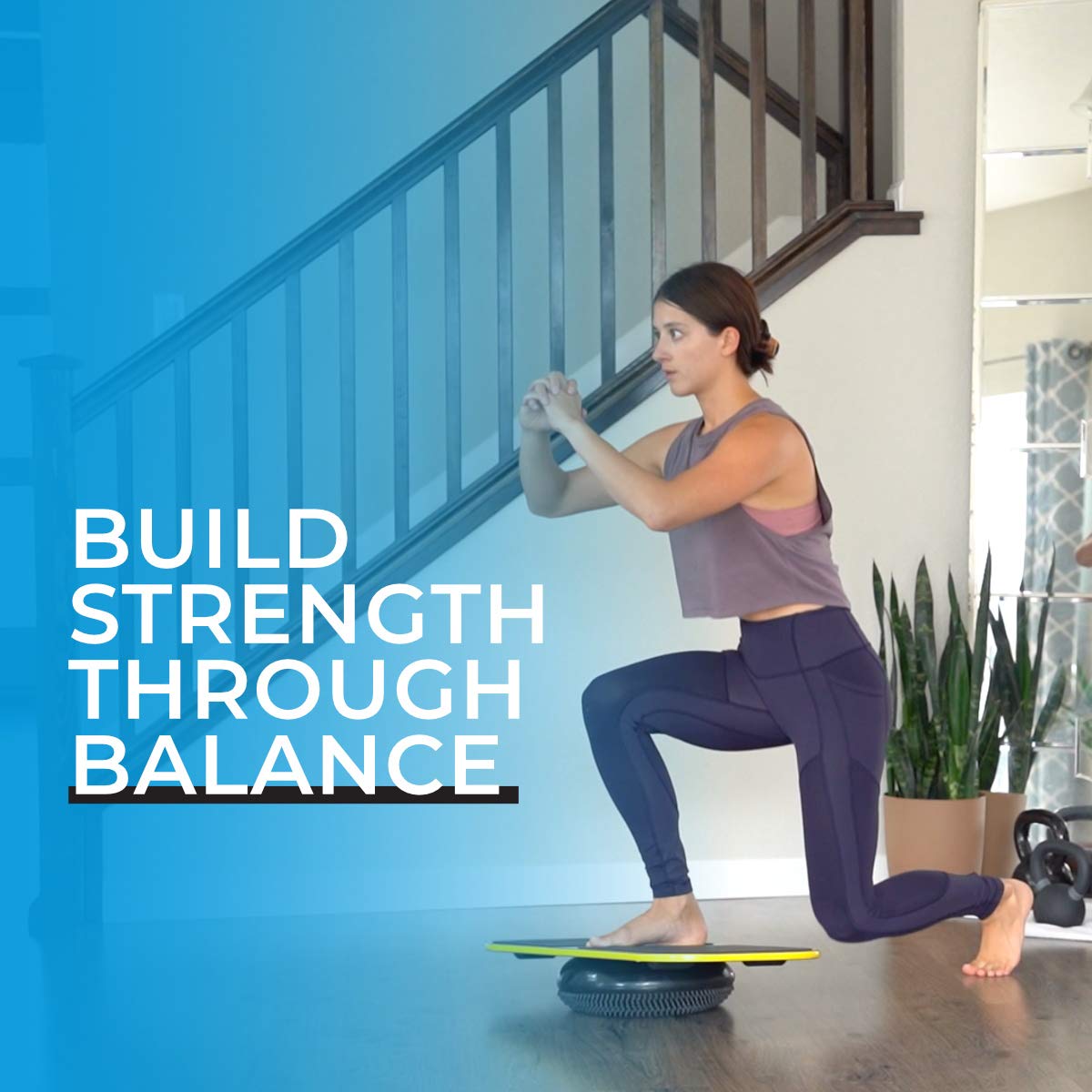 Revbalance FIT 3-in-1 Exercise Balance Board for Core Strength Training, Stability Workouts & Physical Therapy - Perfect for Home Gym, Office Fitness & Rehabilitation Exercises