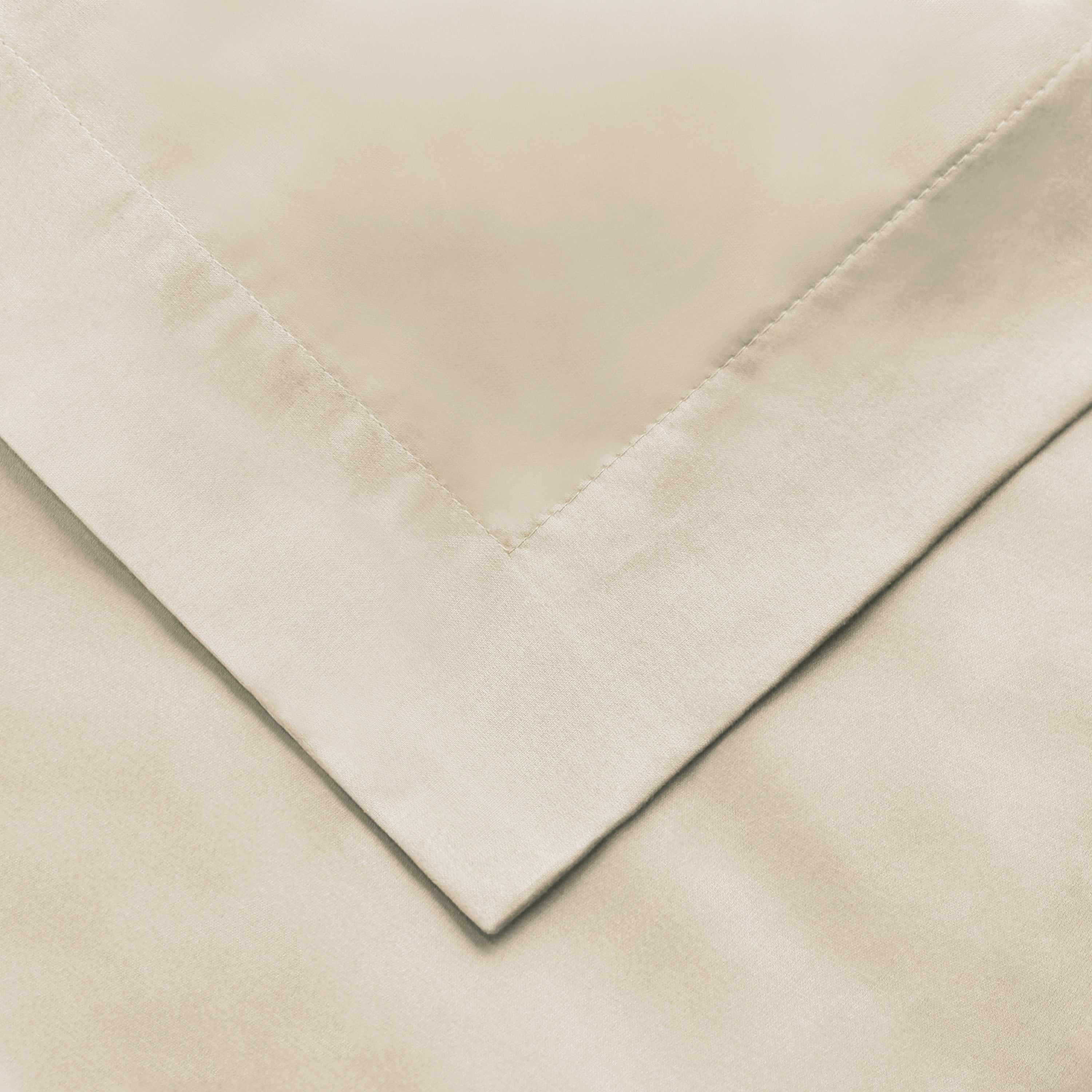 1000 Thread Count Egyptian Cotton Solid Duvet Cover Set - Luxury Bedding for Master Bedroom & Guest Room - Soft Breathable Duvet Cover for All Seasons