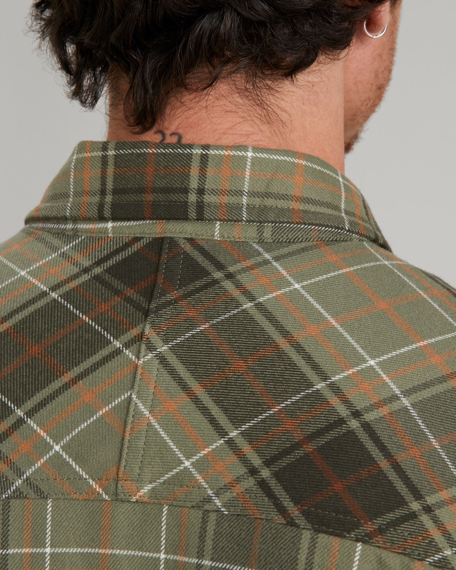 Men's Carrillon HF Long Sleeve Checkered Shirt in Beech/Canvas - Perfect for Casual Wear, Office & Outdoor Activities