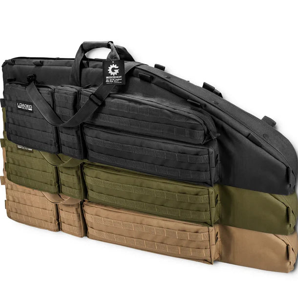 Barska BI12550 Loaded Gear 46 Tactical Rifle Bag - Black RX 600 | Durable Gun Case for Hunting, Shooting Range & Outdoor Sports | Military-Grade Protection for Firearms & Accessories