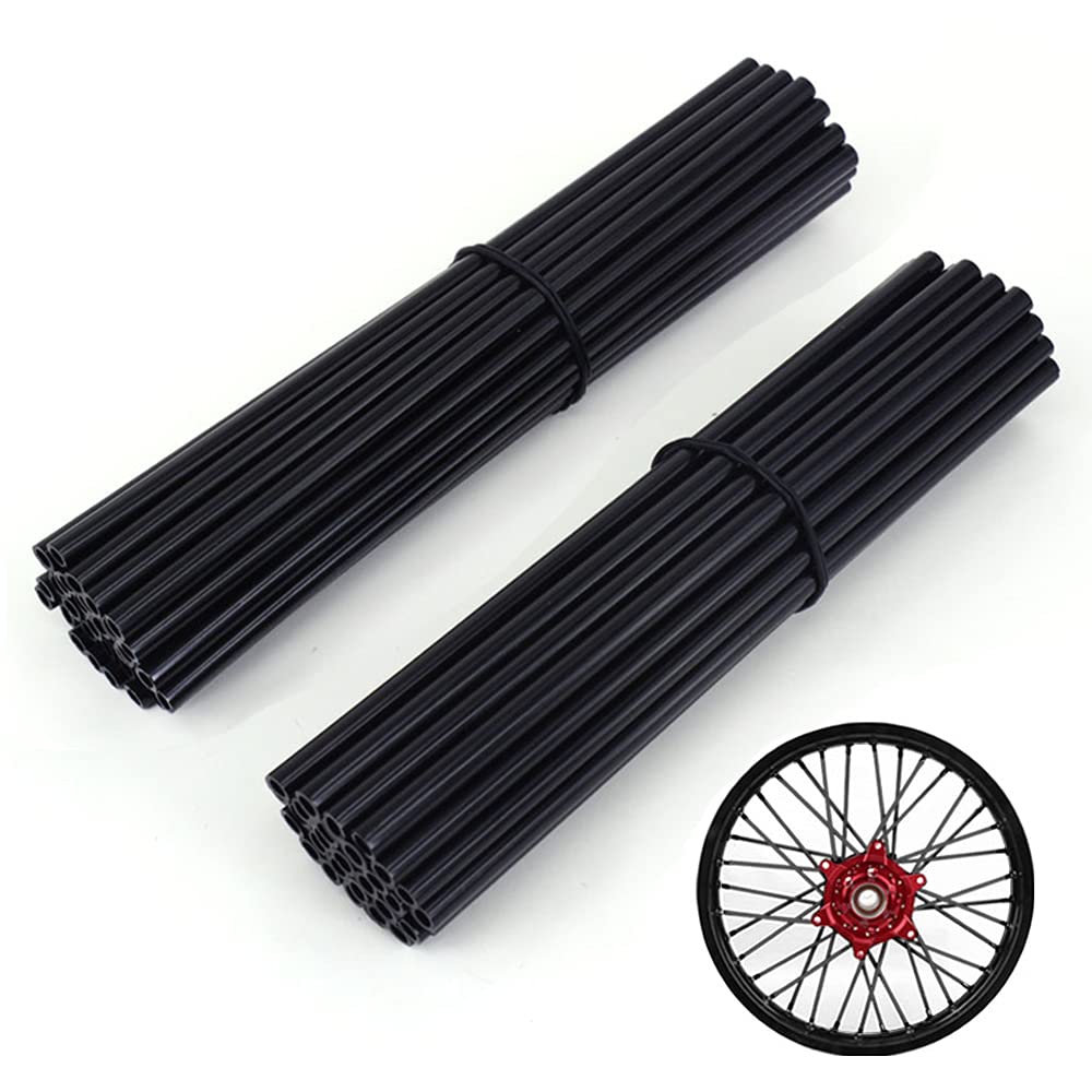 JFG RACING Universal 72Pcs Bike Spoke Covers - Fits 8