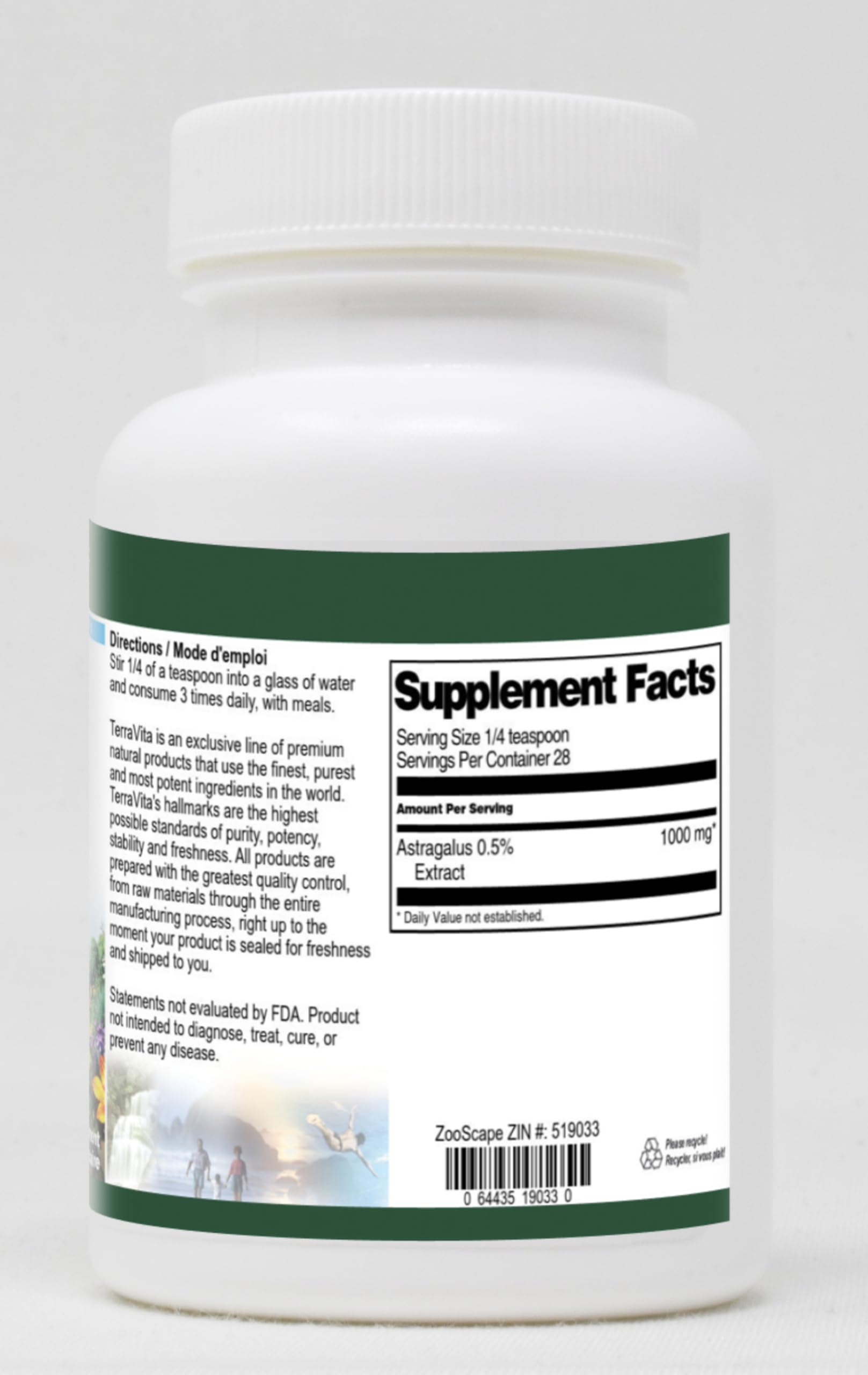 Organic Astragalus Root Powder 0.5% (1 oz) - 2 Pack | Immune Support Supplement | for Tea, Smoothies & Herbal Blends