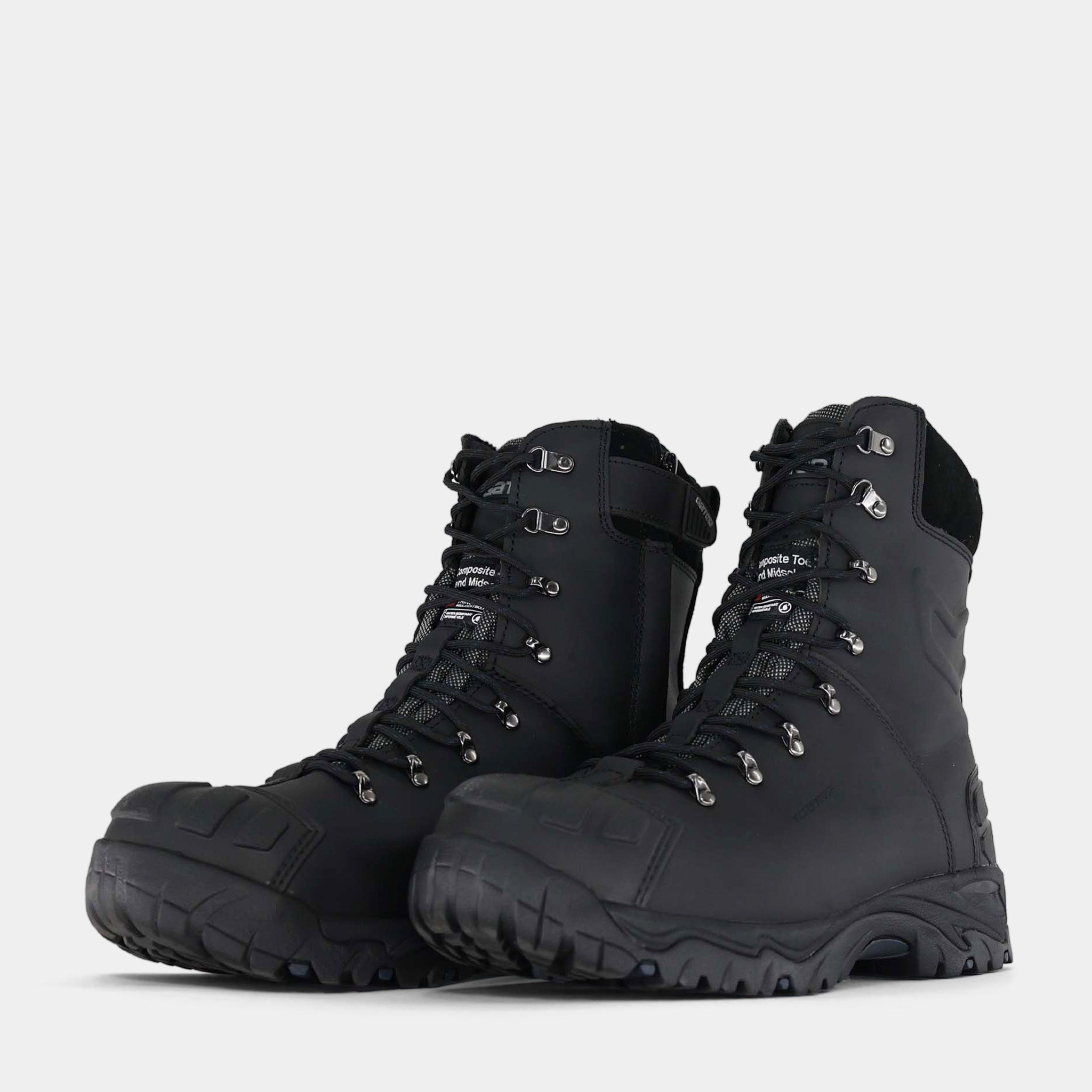 Gator Safety Boots for Men & Women - Steel Toe Work Boots with Slip Resistant & Waterproof Protection - Ideal for Construction, Warehouse & Outdoor Work