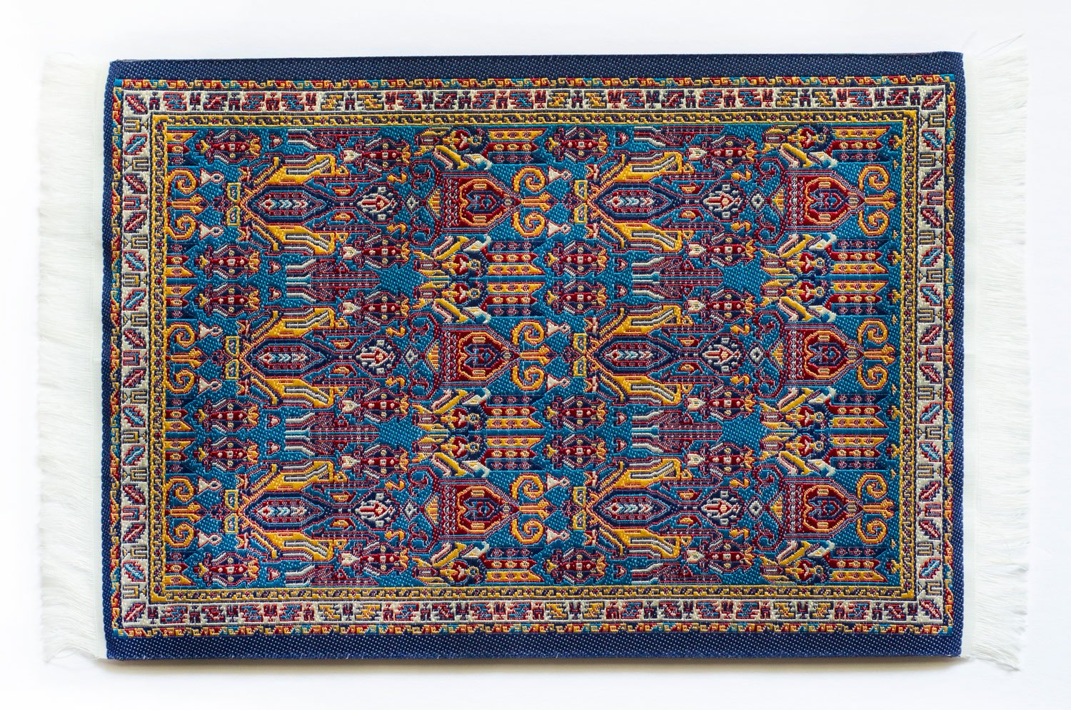 Premium Oriental Woven Fabric Mouse Pad - Non-Slip Ergonomic Desk Mat for Computer, Laptop & Gaming - Perfect for Office, Home & Gaming Setup