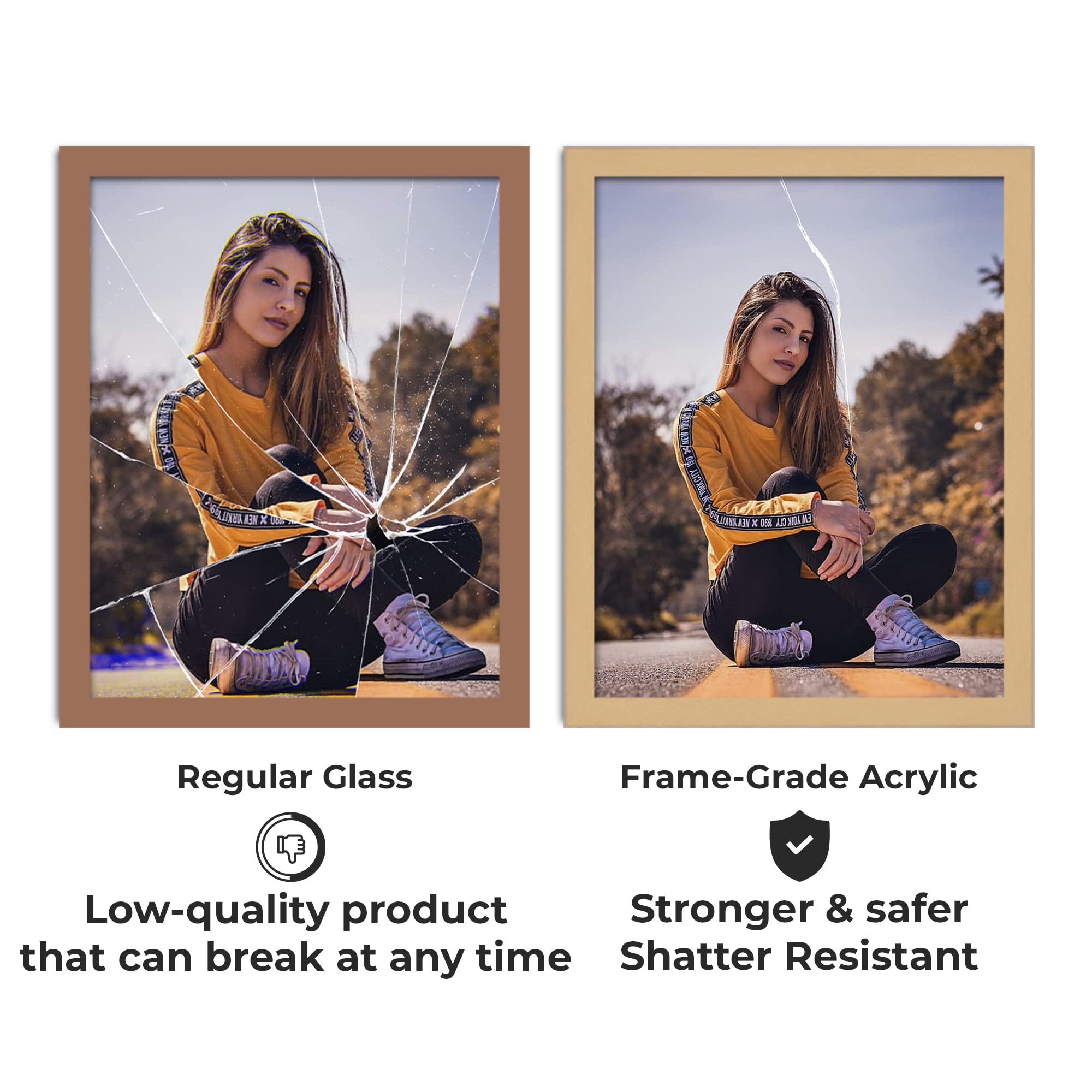 12x16 Picture Frame Acrylic Replacement - UV-Resistant Plexiglass Cover for Photo Frames | Perfect for Home Decor, Art Displays & Gallery Protection