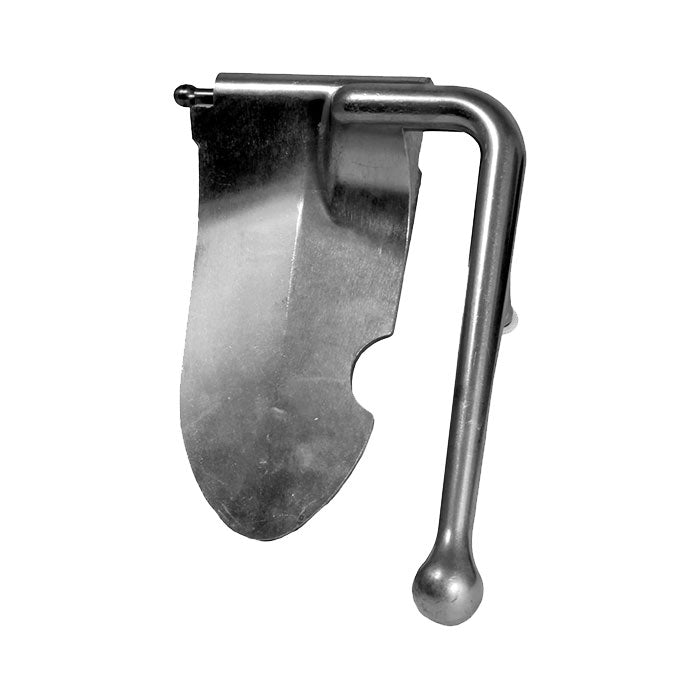 Alfa VS 99P Pusher and Feed Plate with Adjustable Stop - Compatible with Meat Grinders - Perfect for Home Butchering & Sausage Making