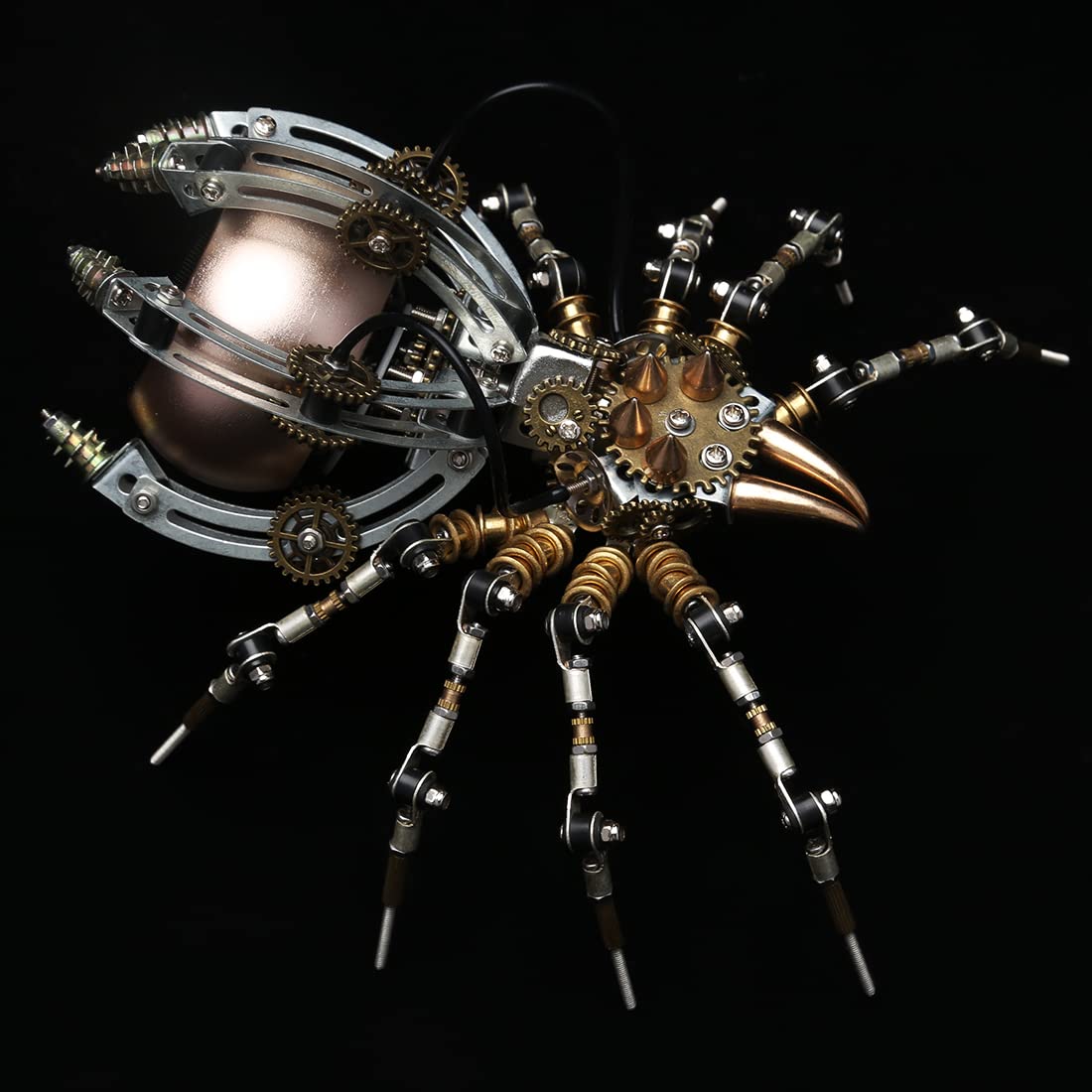 3D Metal Puzzle Spider with Built-in Speaker - DIY Assembly Model Kit for Adults & Teens - Includes Tools & Step-by-Step Guide - Perfect STEM Gift, Home Decor, and Desk Ornament for Office, Gaming Room, or Study Space