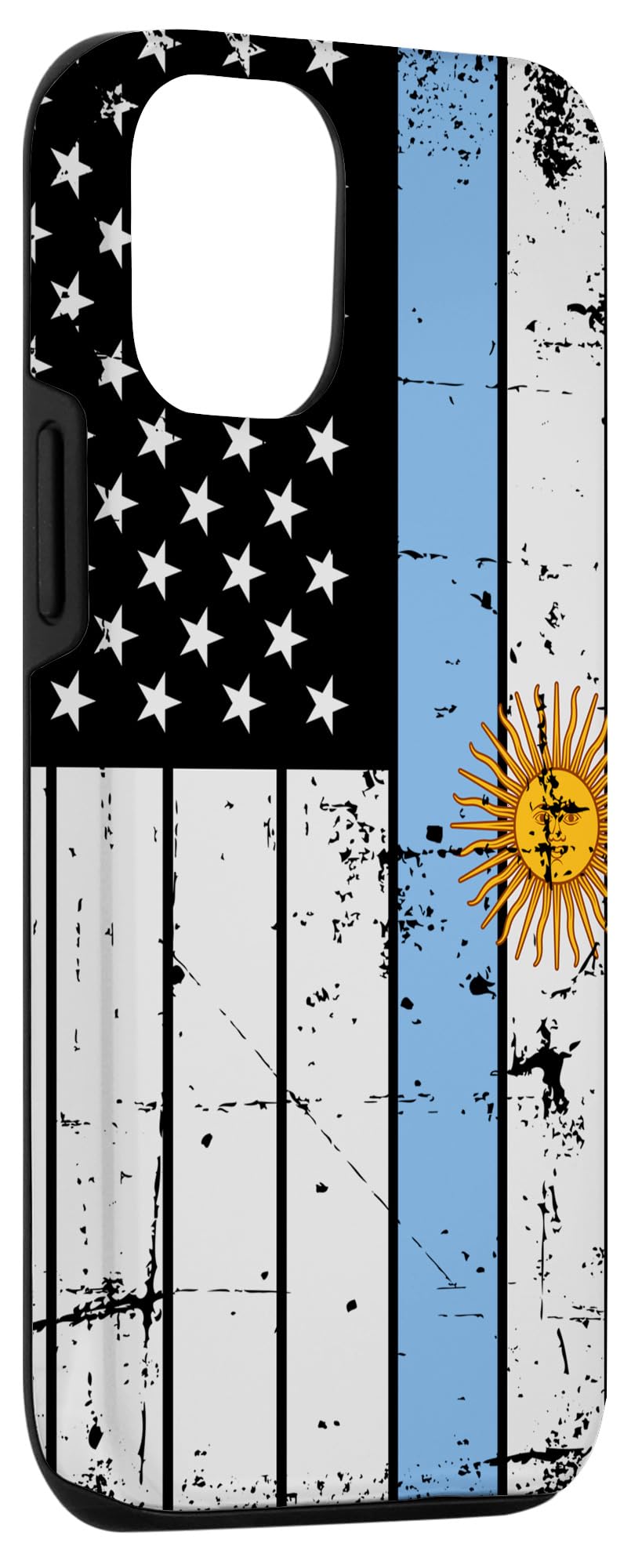 iPhone 12/12 Pro Case with Argentina Flag Design - Durable Protective Cover for Travel & National Pride | Compatible with USA Models