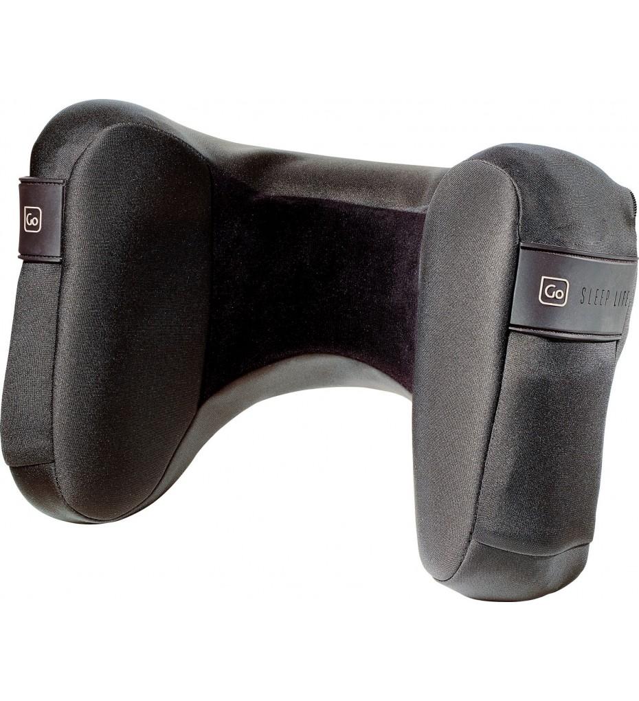 Go Travel Flexi Memory Foam Pillow - Portable Neck Support for Airplane, Car & Camping - Ergonomic Travel Pillow for Back Pain Relief
